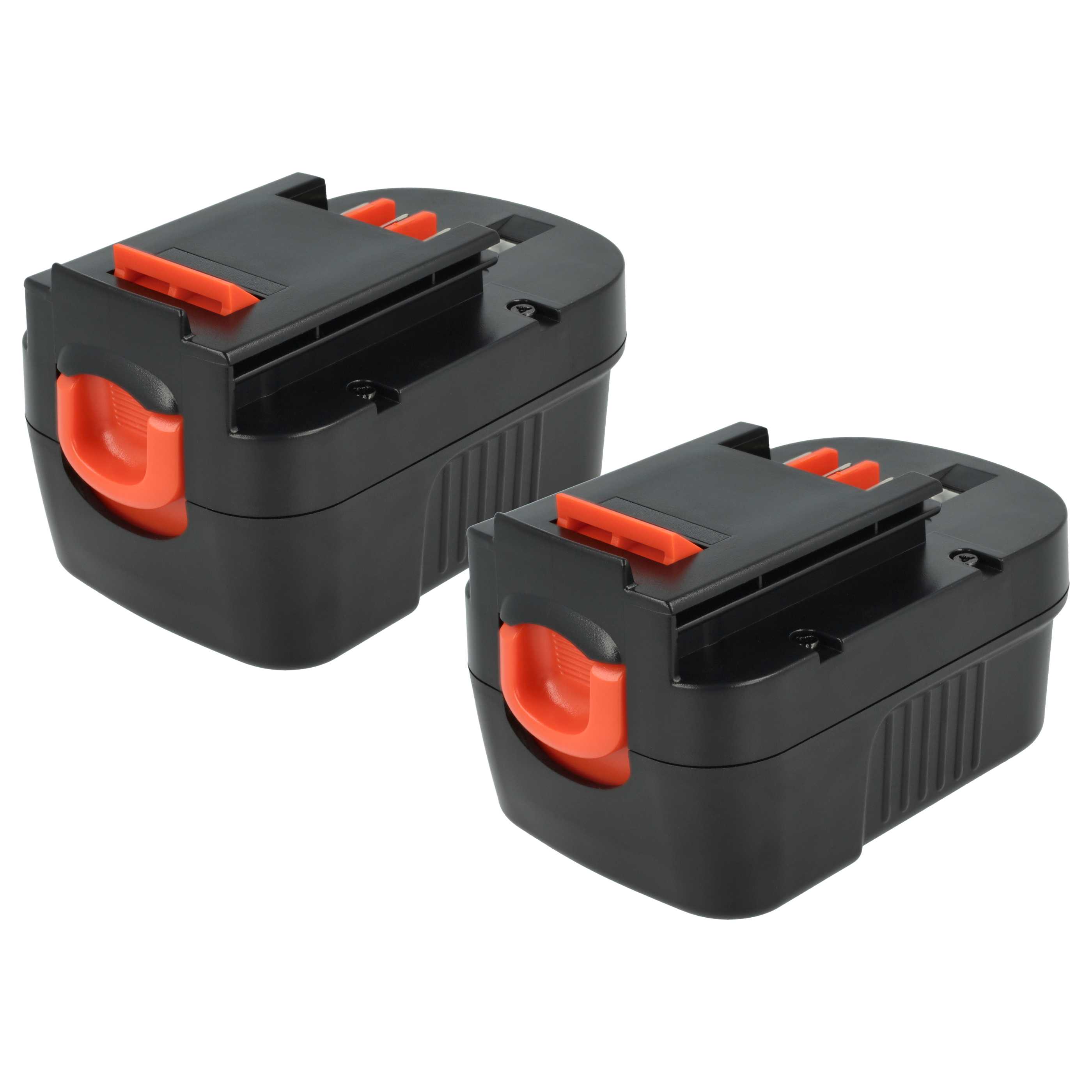 2x Battery replaces Black & Decker A14, 499936-34, 499936-35 Electric Power Tool - 3300 mAh, 14.4 V, NiMH