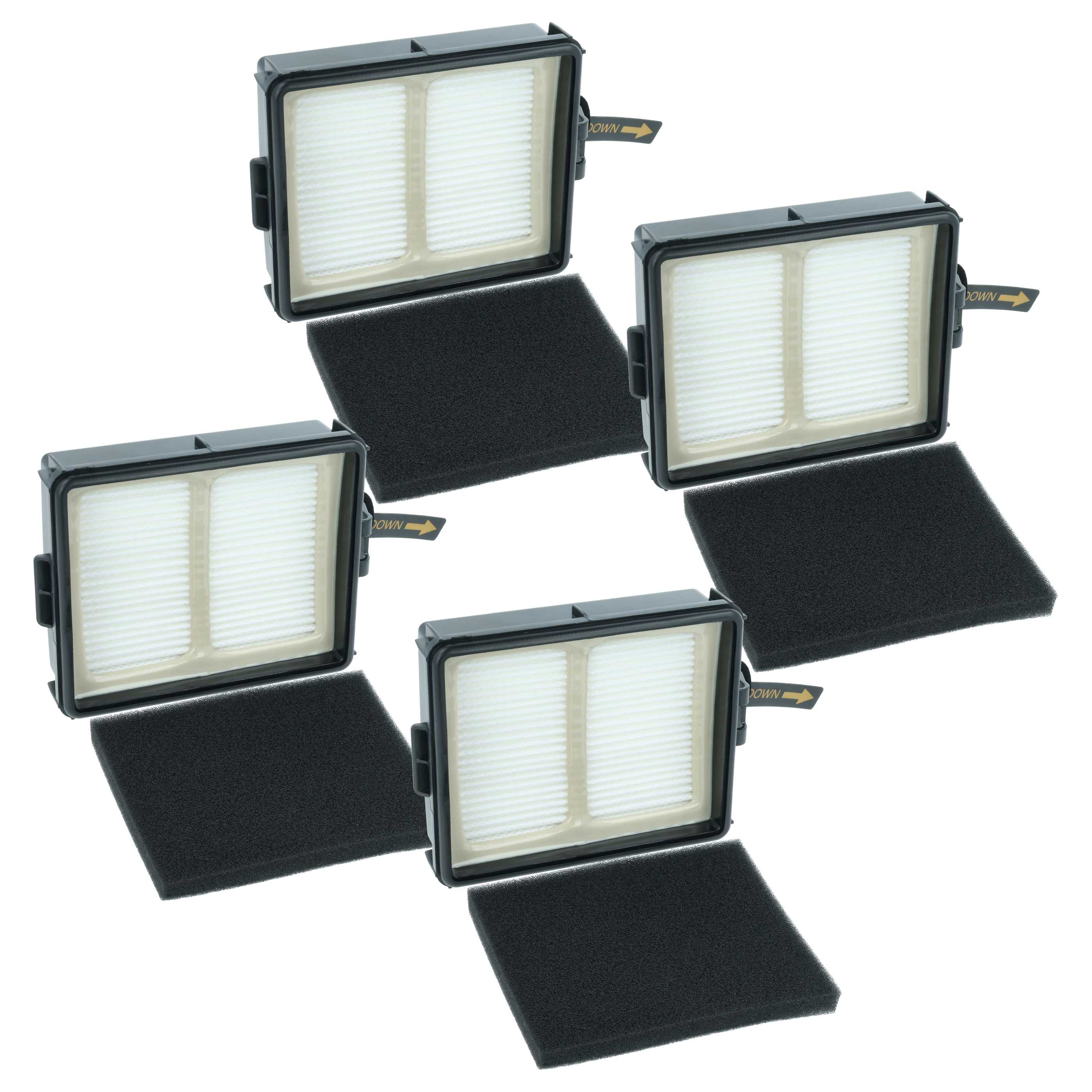 4x Filter replaces Shark XHFIW1000, XPRFIW1000 for Shark Vacuum Cleaner