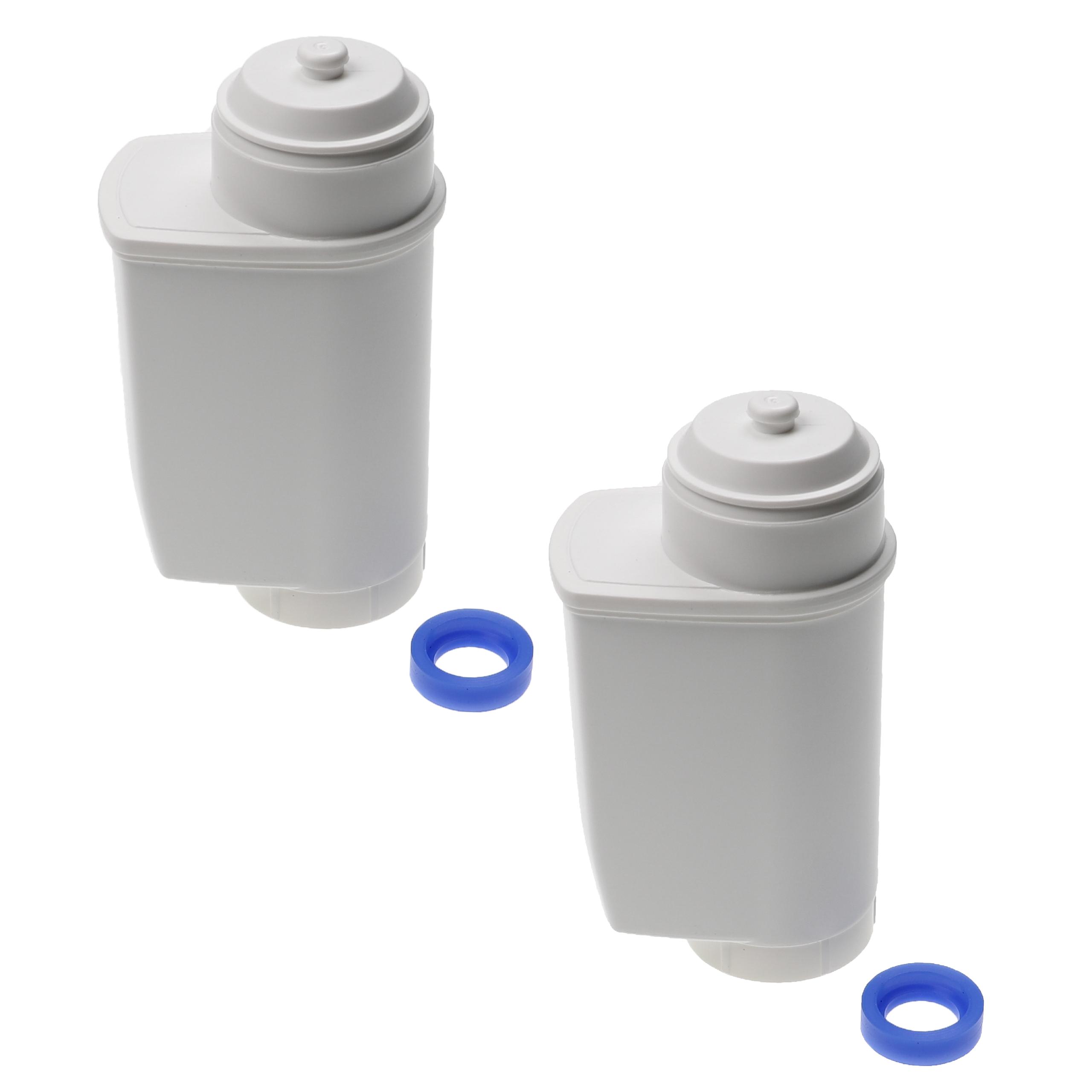 2x Water Filter replaces Siemens TZ70033 for Bosch Coffee Machine etc. - White