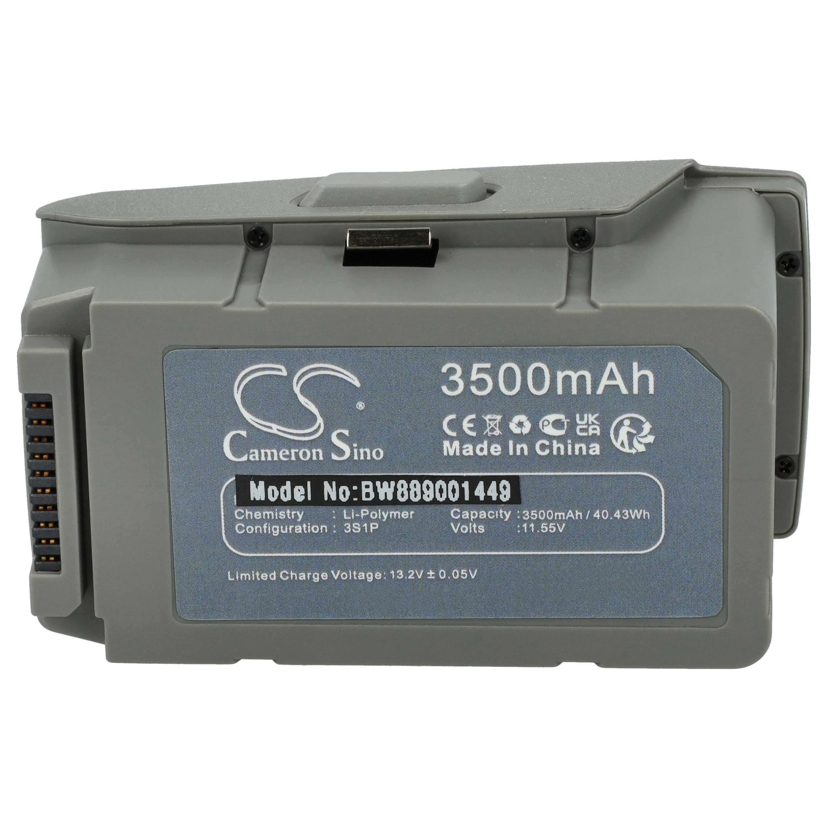 2x Batteries remplace DJI PB2, CP.MA.00000268.01 pour drone DJI- 3500mAh 11,55V Li-polymère
