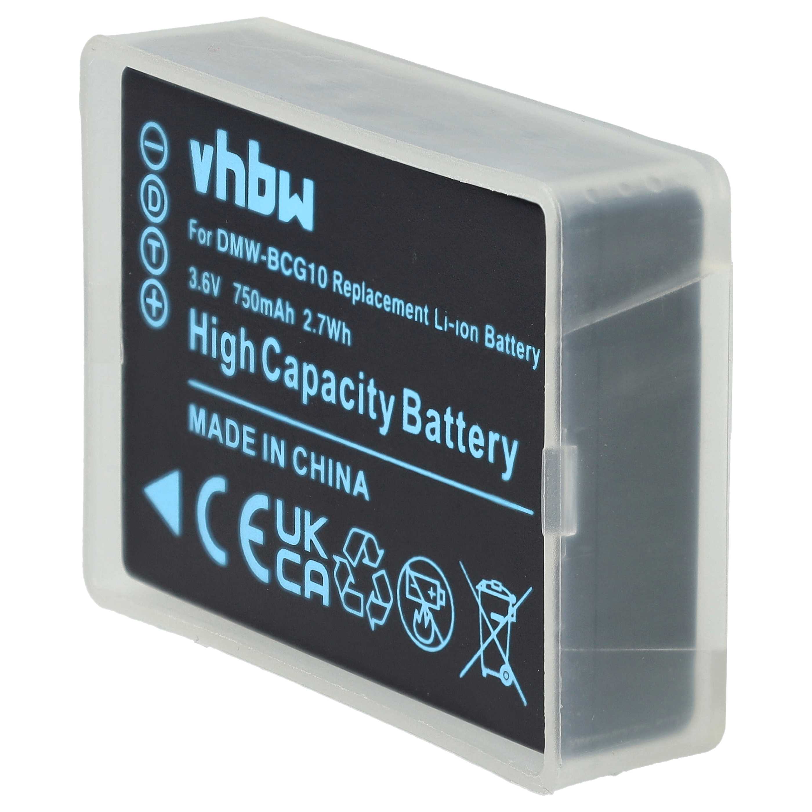 Battery Replacement for Leica BP-DC7, BP-DC7E - 750mAh, 3.6V, Li-Ion