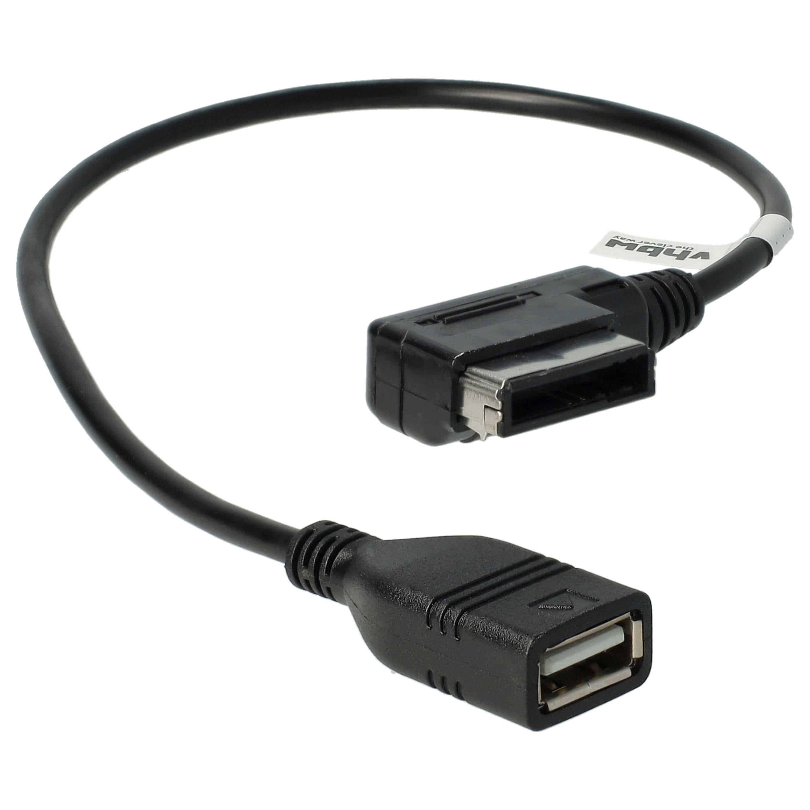 Câble audio pour auto, voiture Audi et autres - USB, 37,1 cm