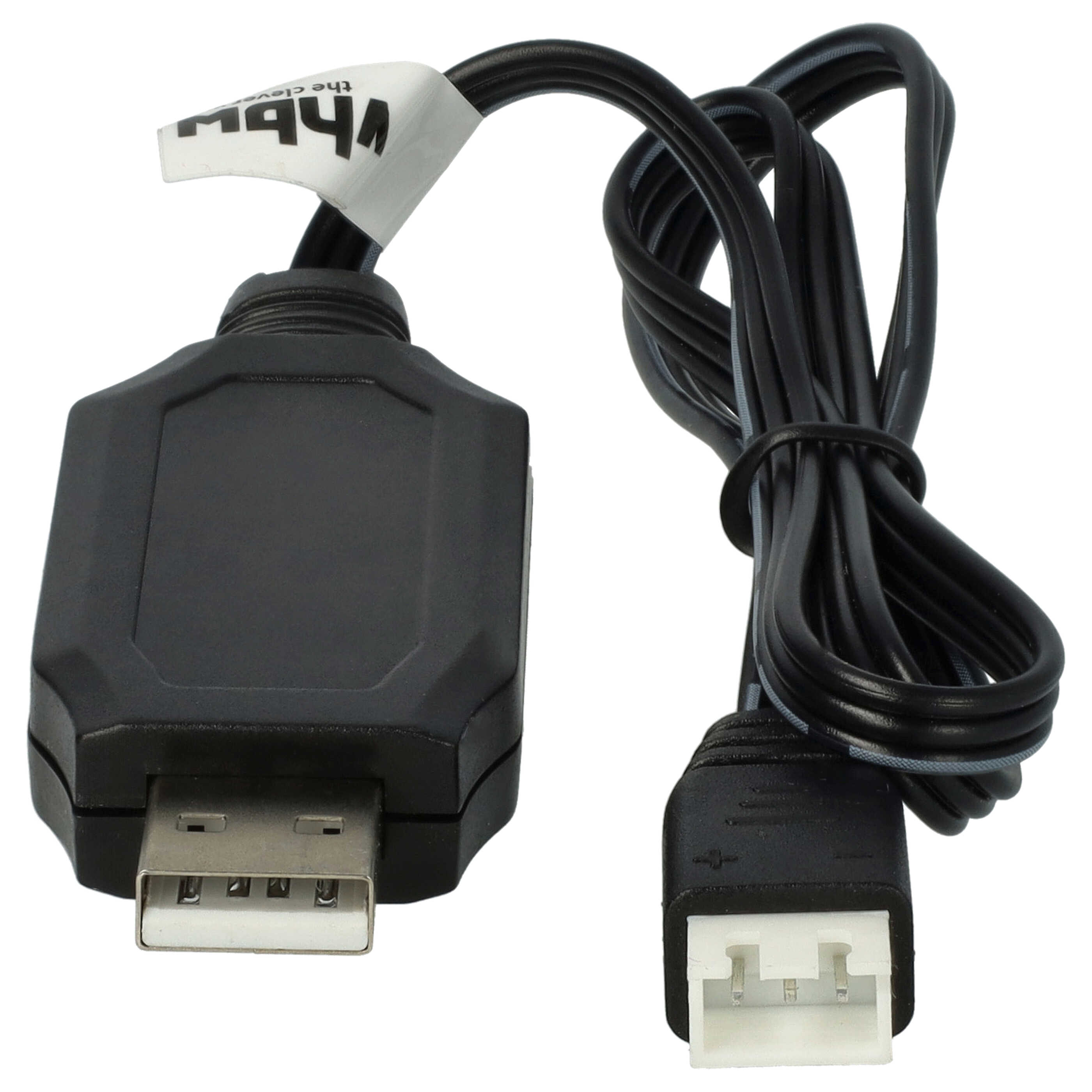 Cable de carga USB para batería JST XH-3P, modelo RC - 60 cm 4,2 V