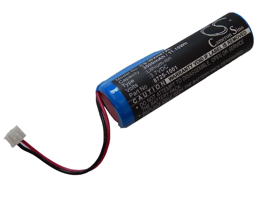 Batterie remplace 8725-1001 pour rasoir électrique - 3000mAh 3,7V Li-ion