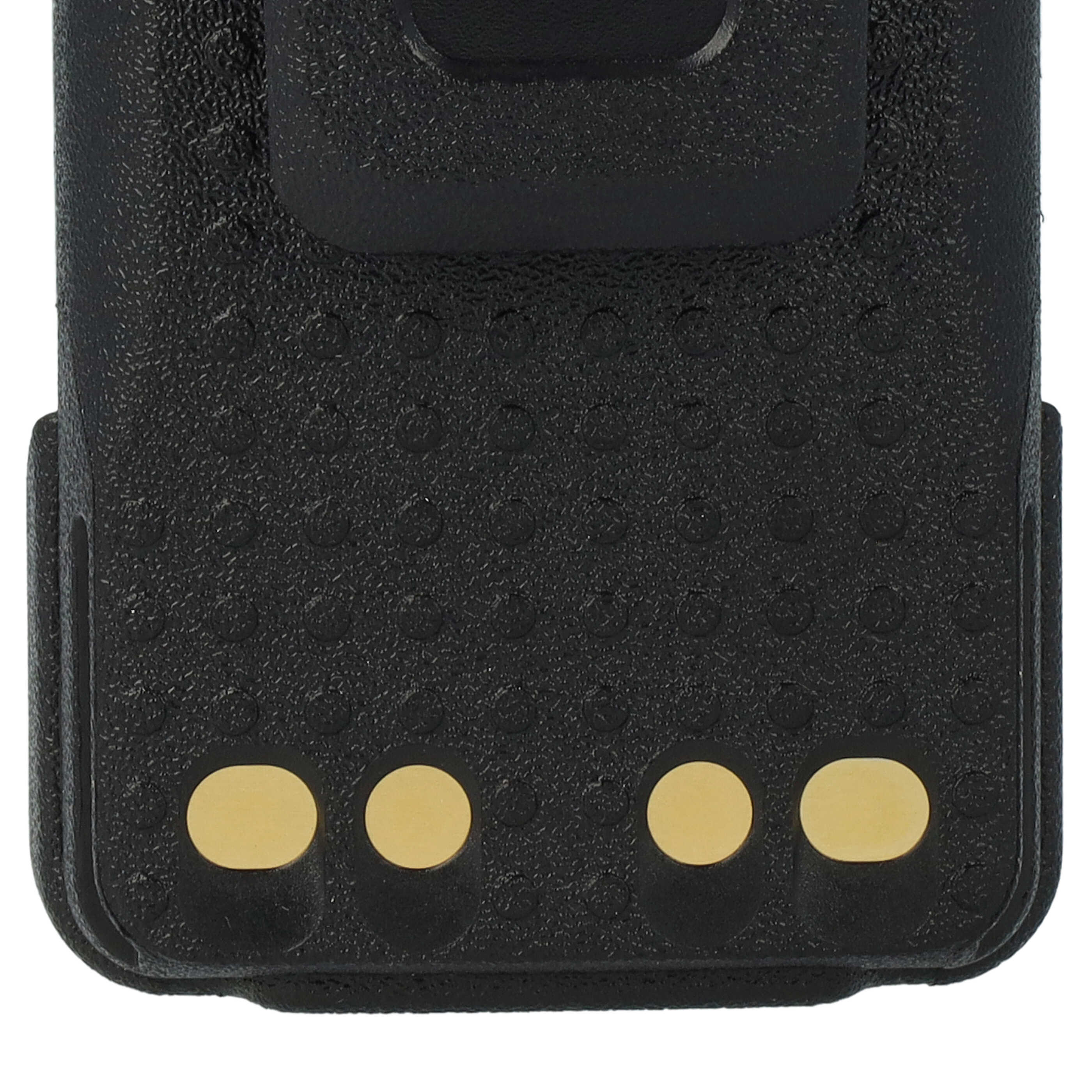 Batería reemplaza Motorola PMNN4406 para radio, walkie-talkie Motorola - 2600 mAh 7,4 V Li-Ion con clip