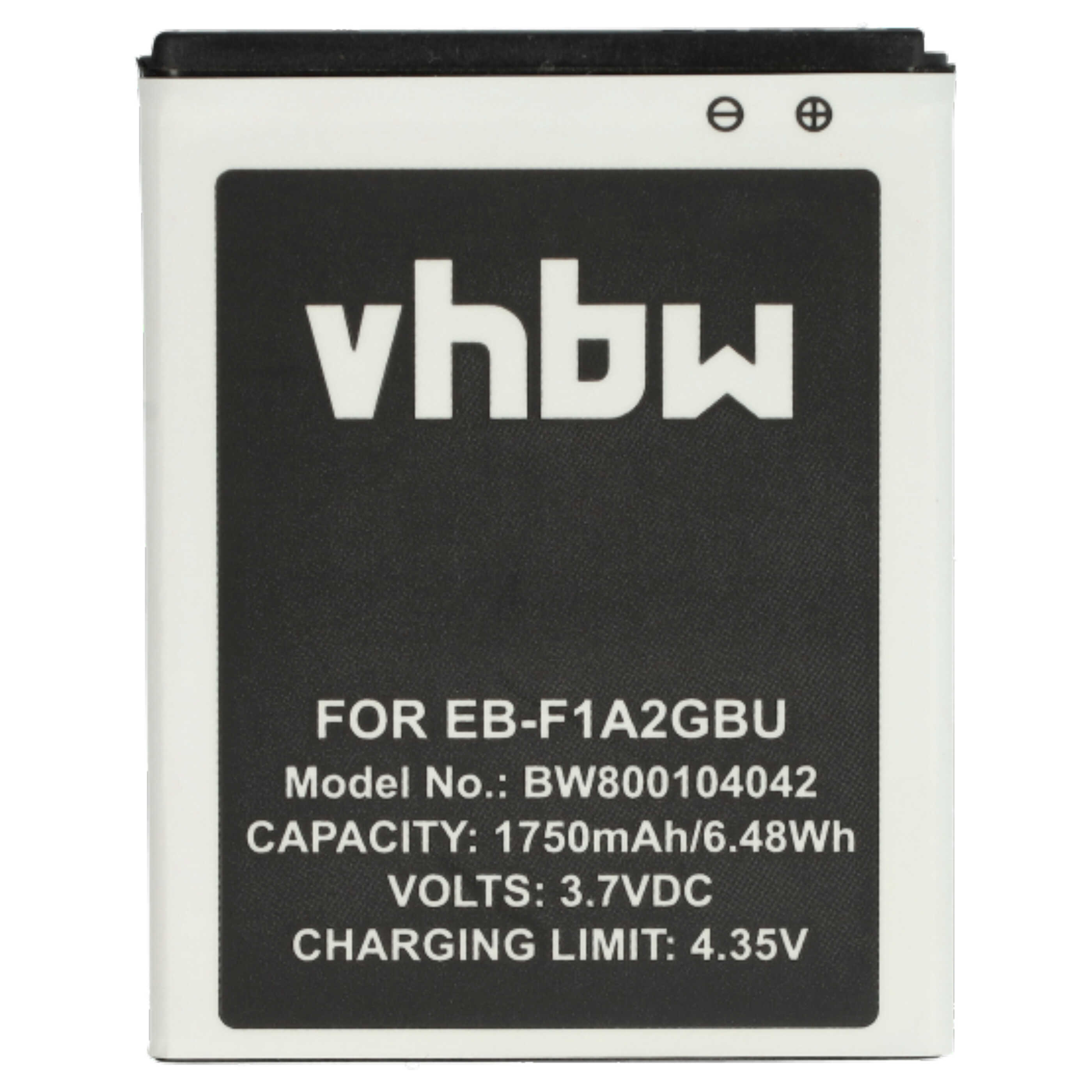 Akku (2 Stück) als Ersatz für Samsung EB-F1A2, EB-F1A2GBU - 1750mAh 3,7V Li-Ion