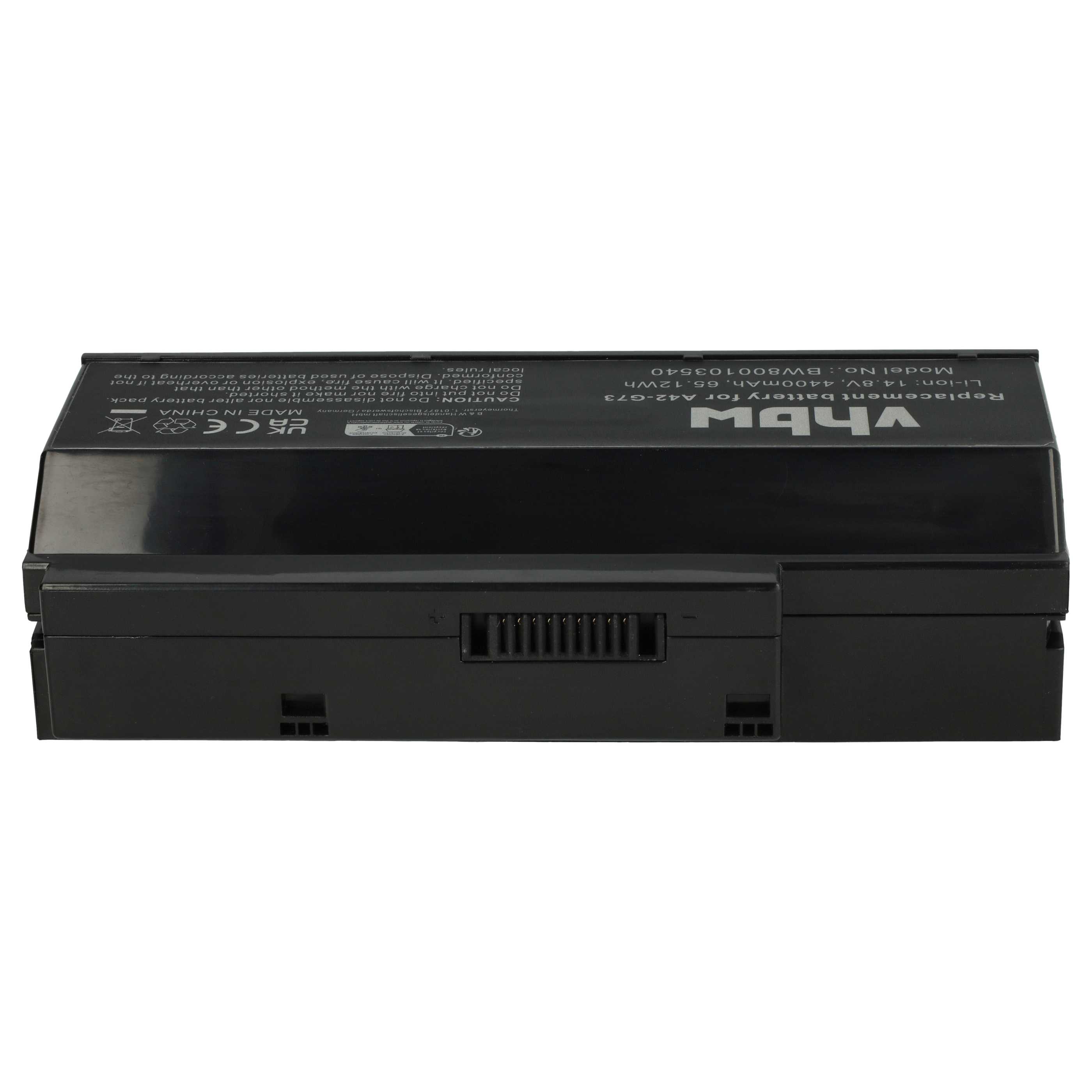 Akumulator do laptopa zamiennik Asus 07G016DH1875, 70-NY81B1000Z - 4400 mAh 14,8 V Li-Ion, czarny