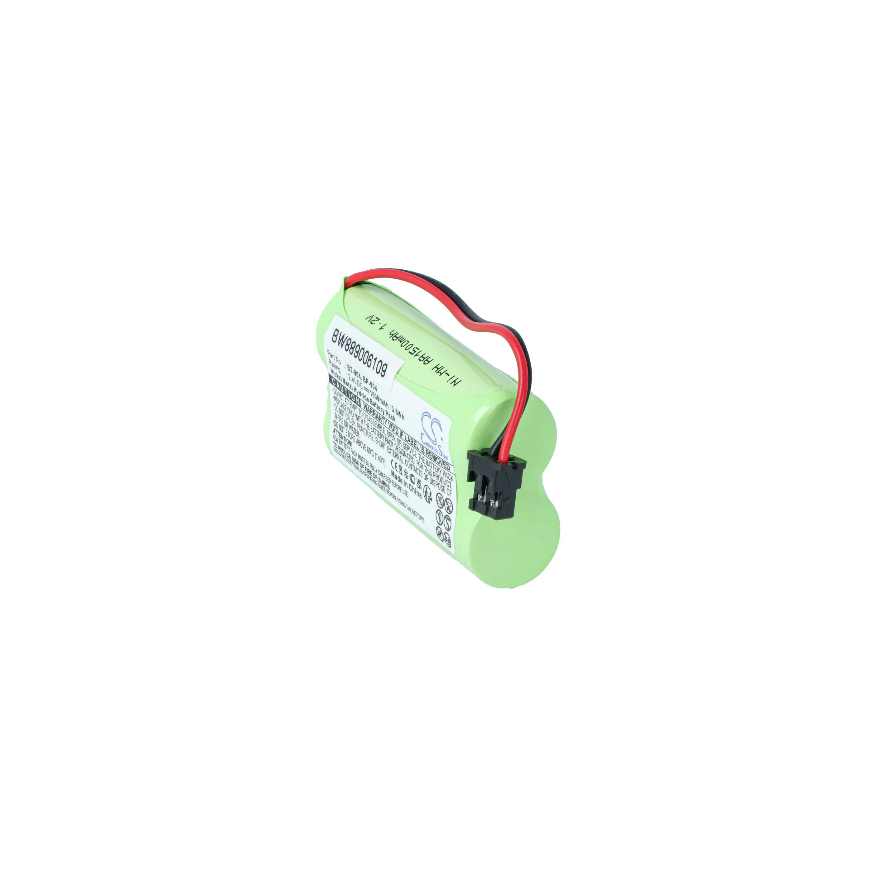 Batterie remplace Memorex BP-904, BT-904 pour téléphone GP - 1500mAh 2,4V NiMH
