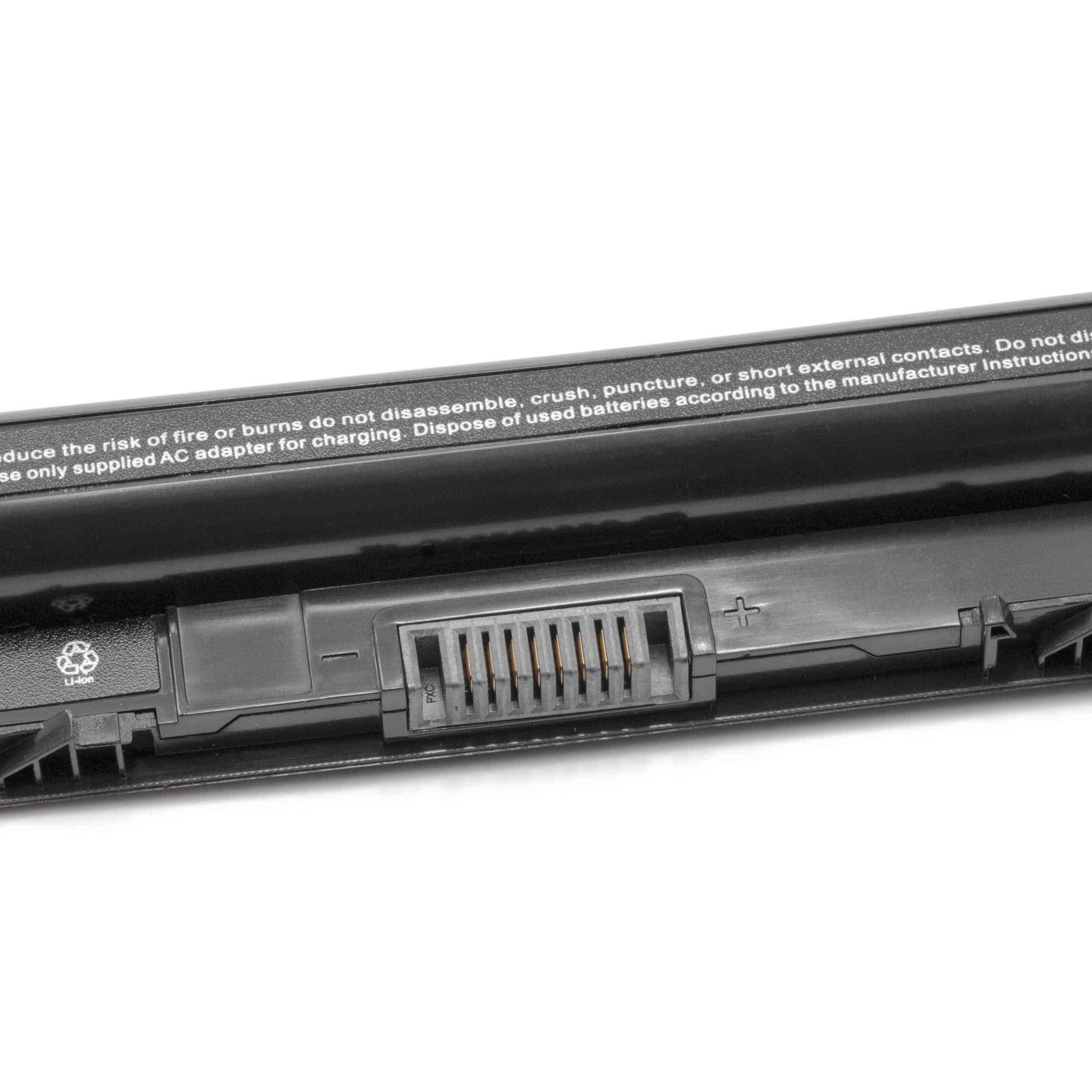 Batería reemplaza Dell 451-BBMG, 451-BBOO, 07G07, 1KFH3 para notebook Dell - 2600 mAh 14,8 V Li-Ion negro