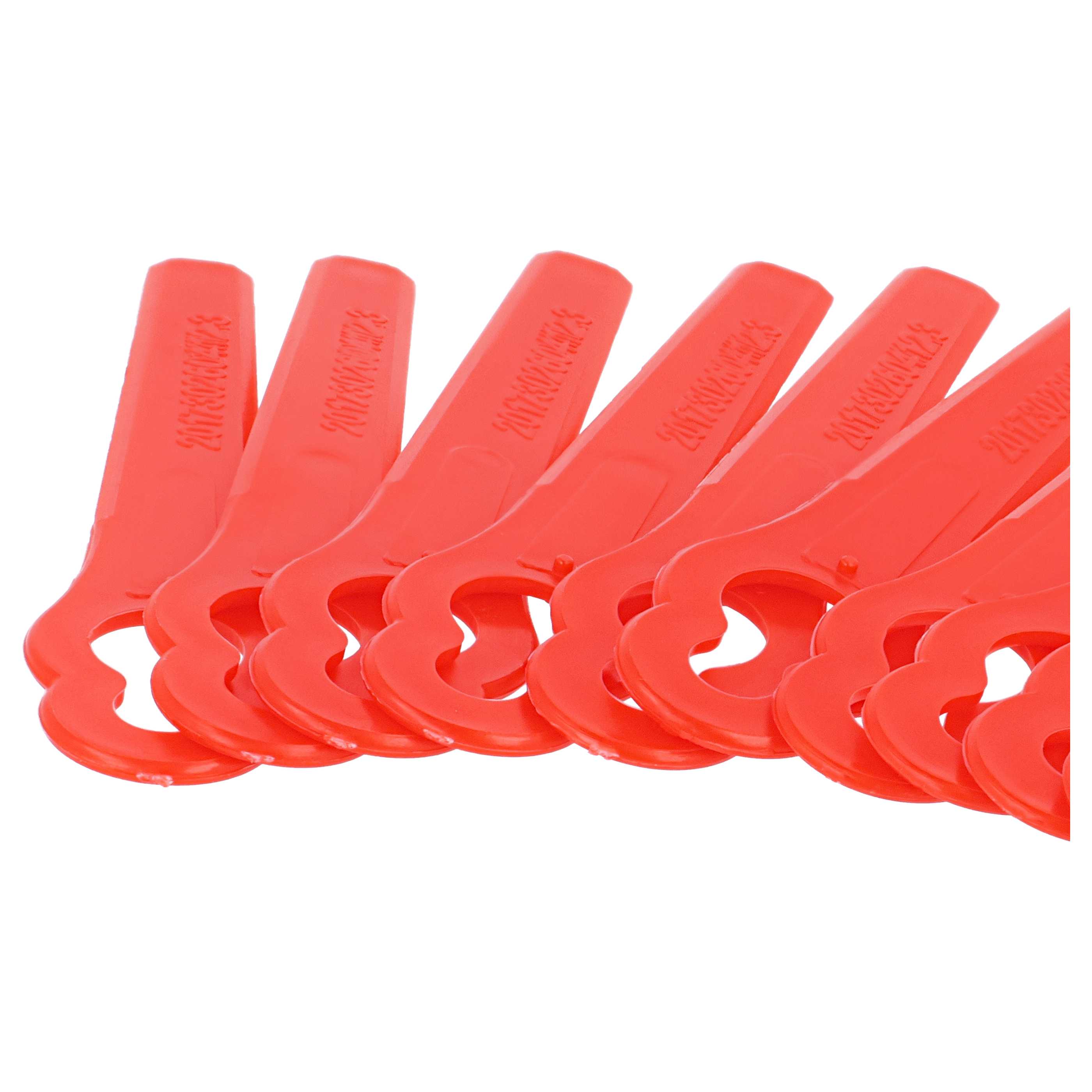 10x Lames remplace ALM BQ026 pour débroussailleuse – Couteaux plastique, Rot