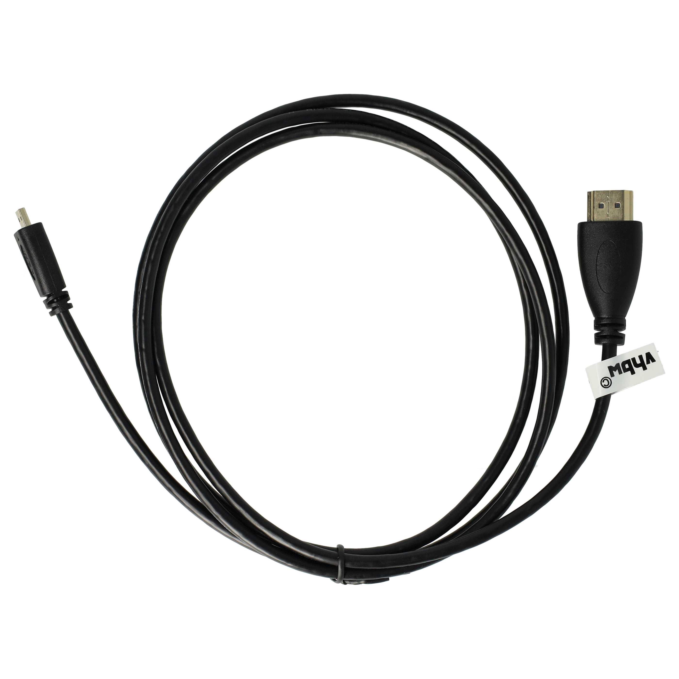 Cable HDMI, HDMI micro a HDMI 1.4 1,4m para tablets, smartphones, cámaras