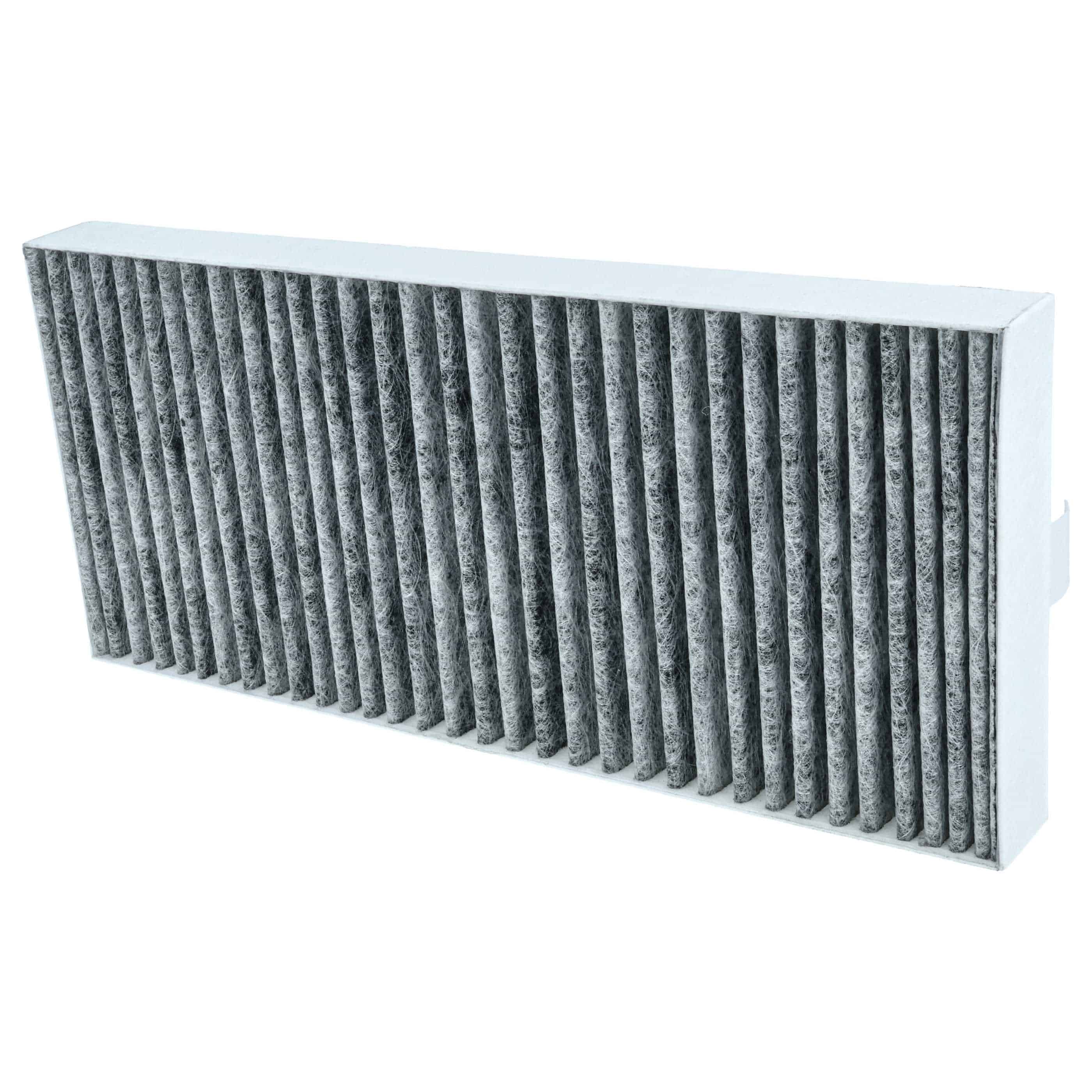 2x Filtres à charbon actif remplace Miele DKF 35-P, 20228037 pour hotte Miele