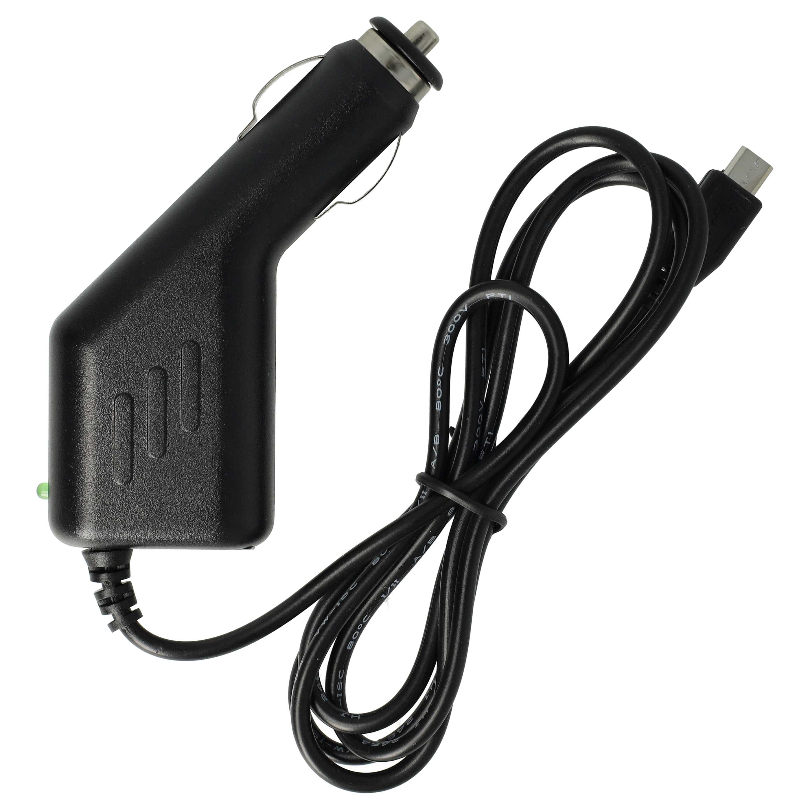 Caricatore per auto micro-USB 1,0 A per dispositivi come smartphone, GPS, navigatore Olympia