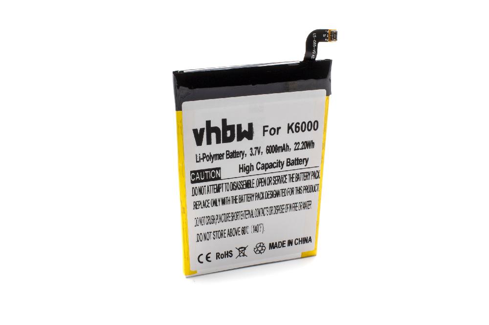Batteria sostituisce Oukitel OK1703S2205960 per cellulare Oukitel - 6080mAh 3,7V Li-Poly