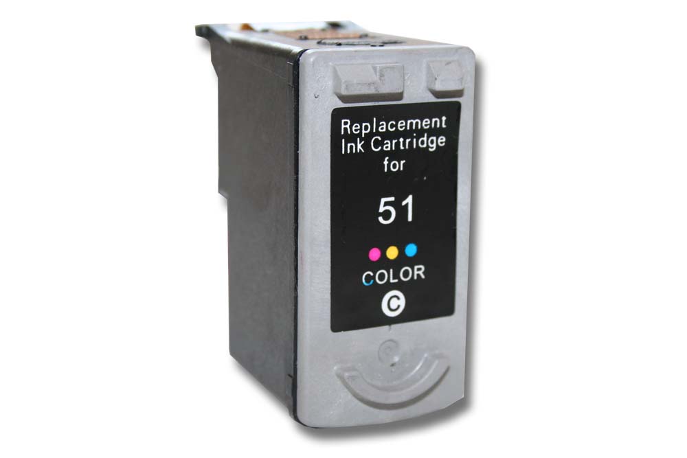 Ink Cartridge as Exchange for Canon CL-51, CL-41 for Canon Printer - C/M/Y, Refilled 20 ml
