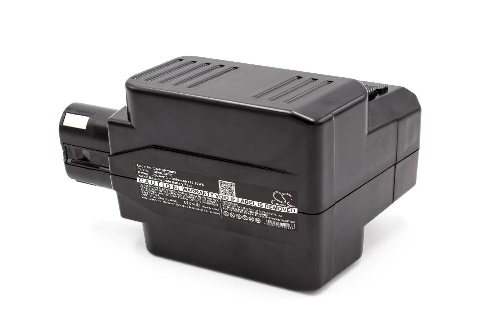 Batterie remplace Hilti BP72, BP60, 331530, BP40 pour outil électrique - 3300 mAh, 24 V, NiMH