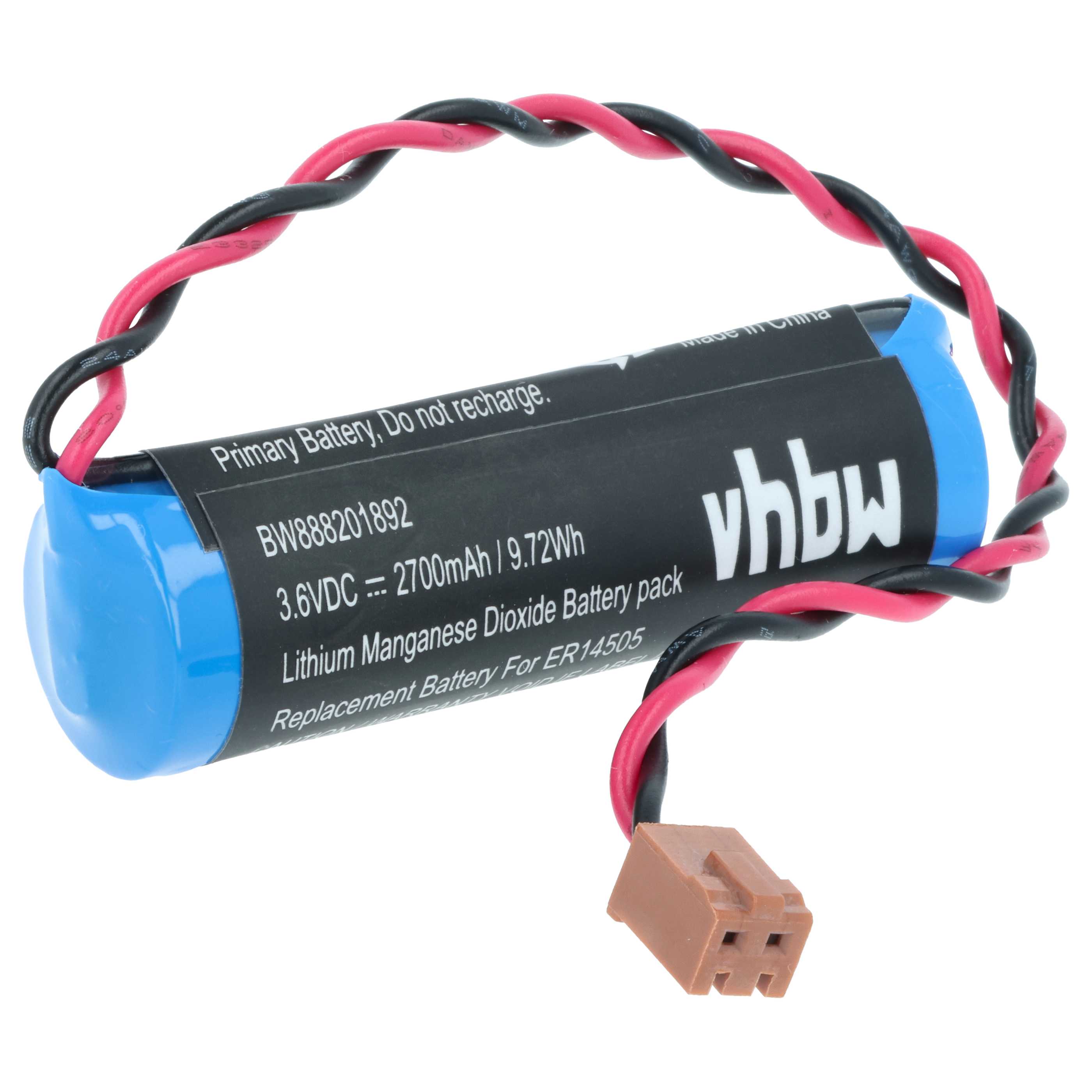 Bateria do PLC programowalnego sterownika Toshiba - 2700 mAh 3,6 V Li-SOCl2