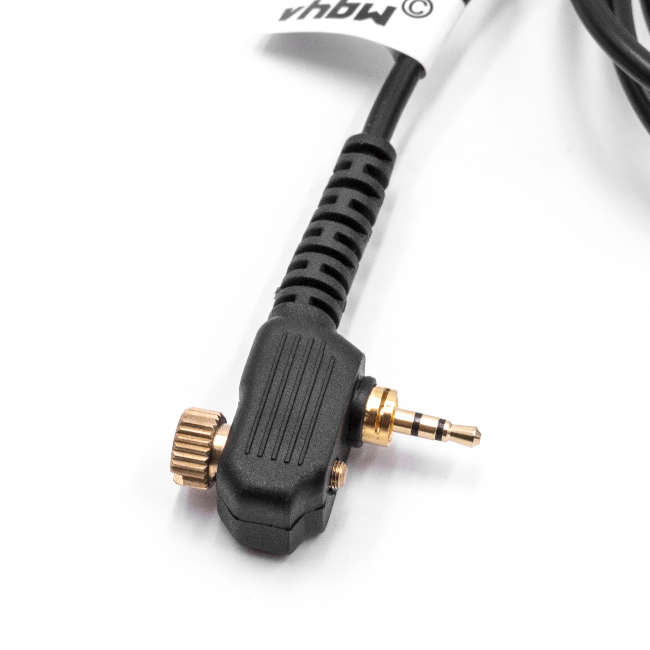 Oreillette de talkie-walkie remplacement pour Motorola FTN6583 - Avec touche de réponse + support clip, noir
