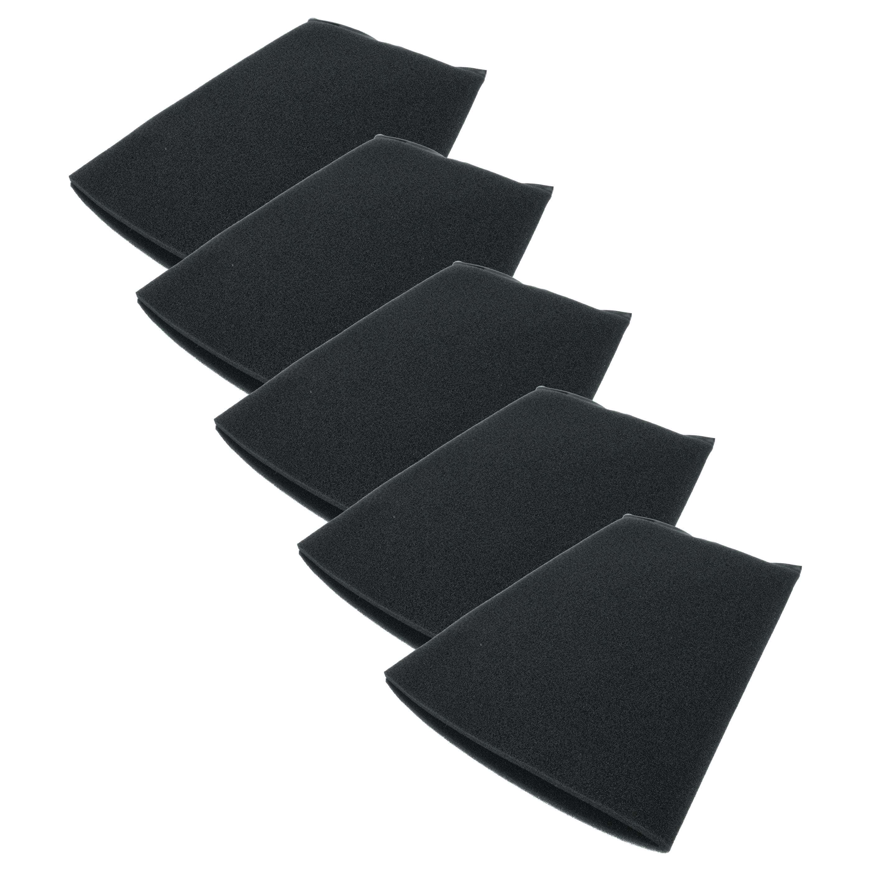 5x Filterfoam filter replaces Thomas 195092 for Thomas Vacuum Cleaner
