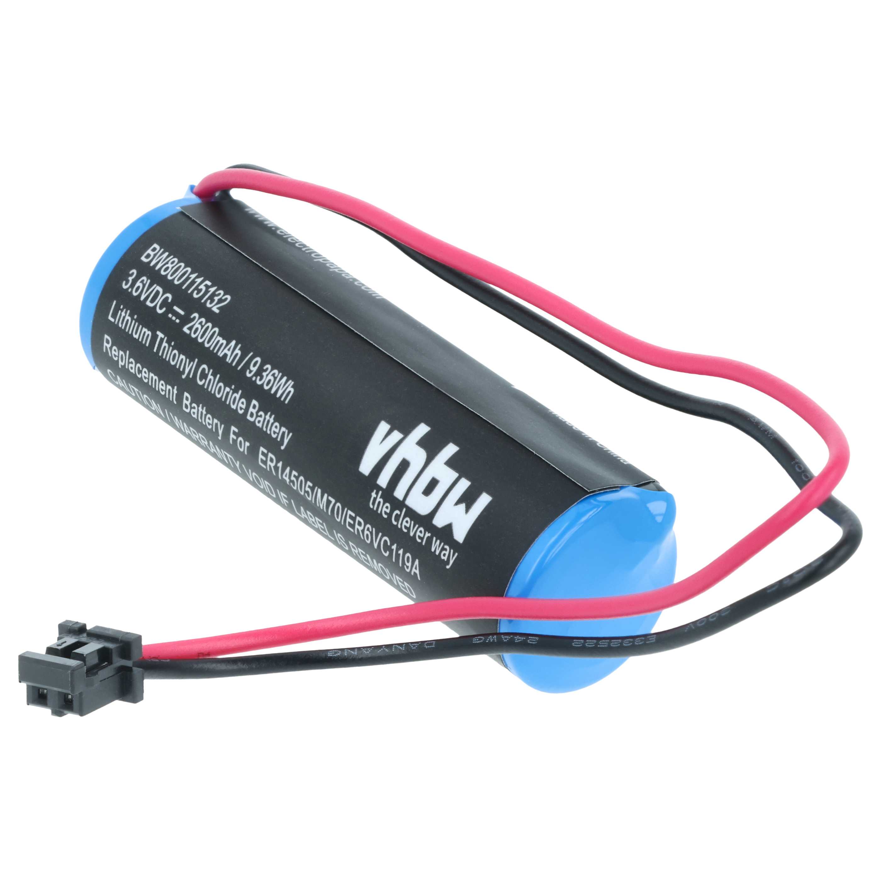 5x Bateria do maszyny CNC Mitsubishi - 2600 mAh 3,6 V Li-Ion