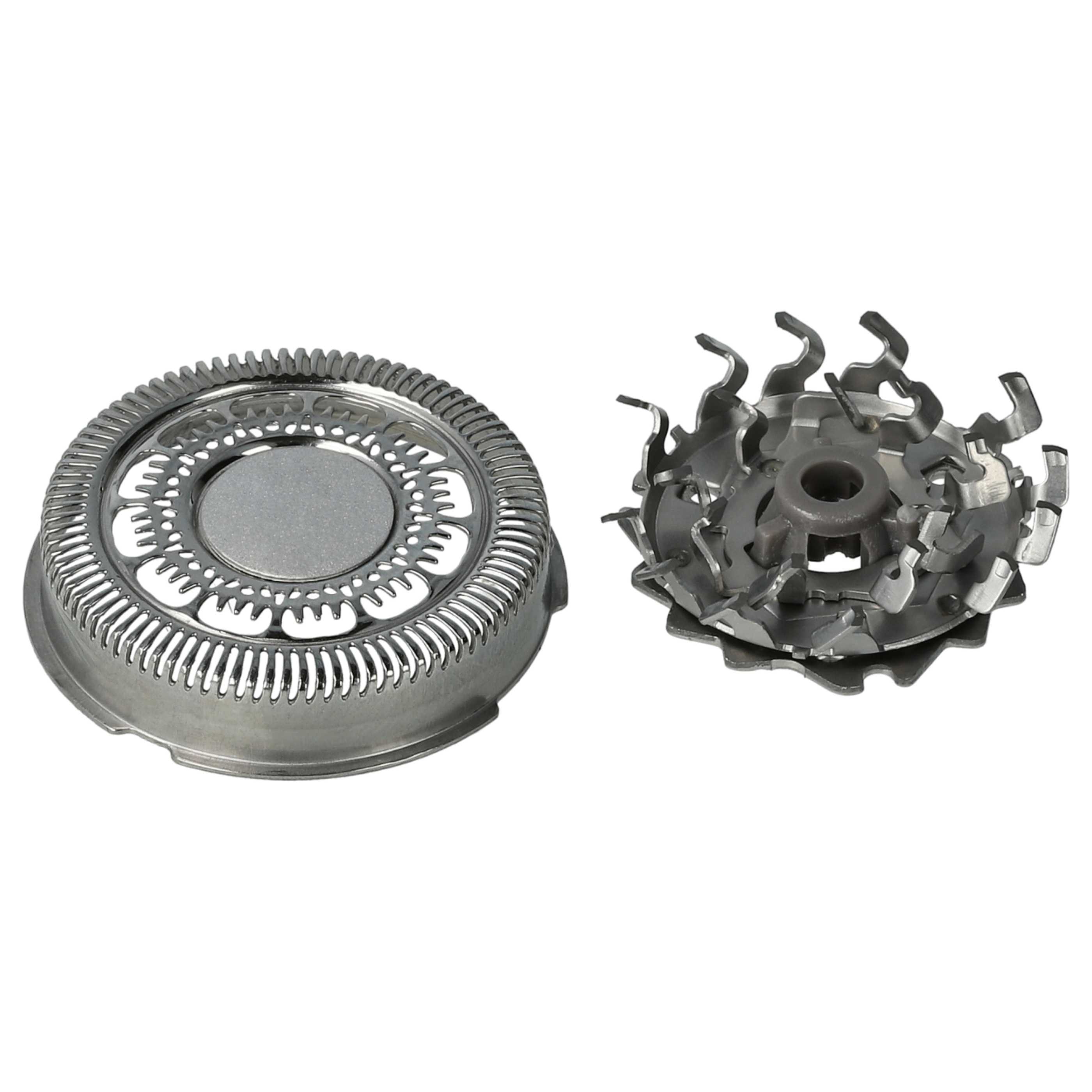 9x cabezales reemplaza Philips SH70/50, SH70/60, SH70, SH71, SH71/50 para afeitadoras Philips - plata