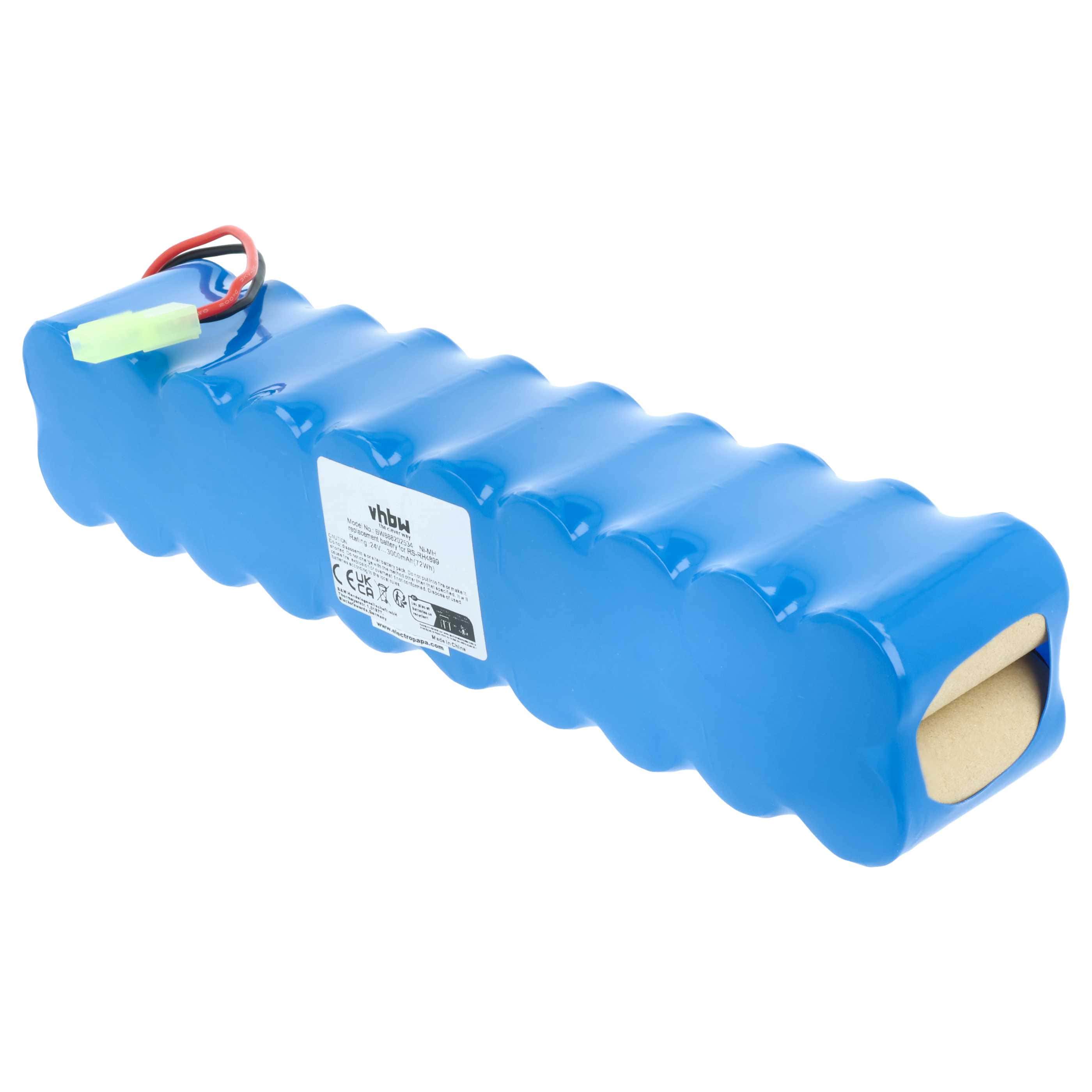 Battery replaces Rowenta RS-RH4899 for Rowenta 3000mAh, 24V, NiMH
