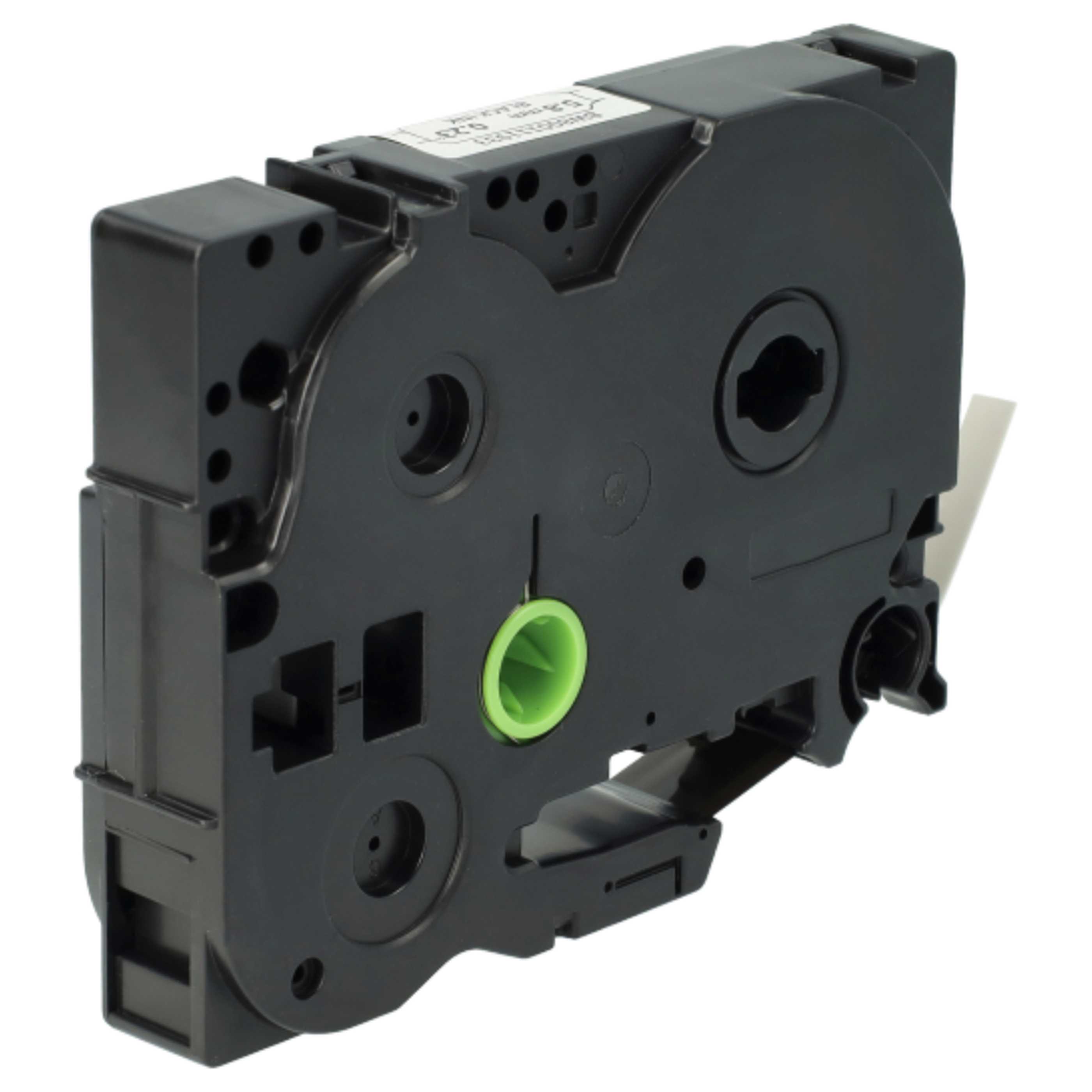 5x Label Tape replaces Brother HSE-211 - Black to White, Heat Shrink Tape, 5.8 mm
