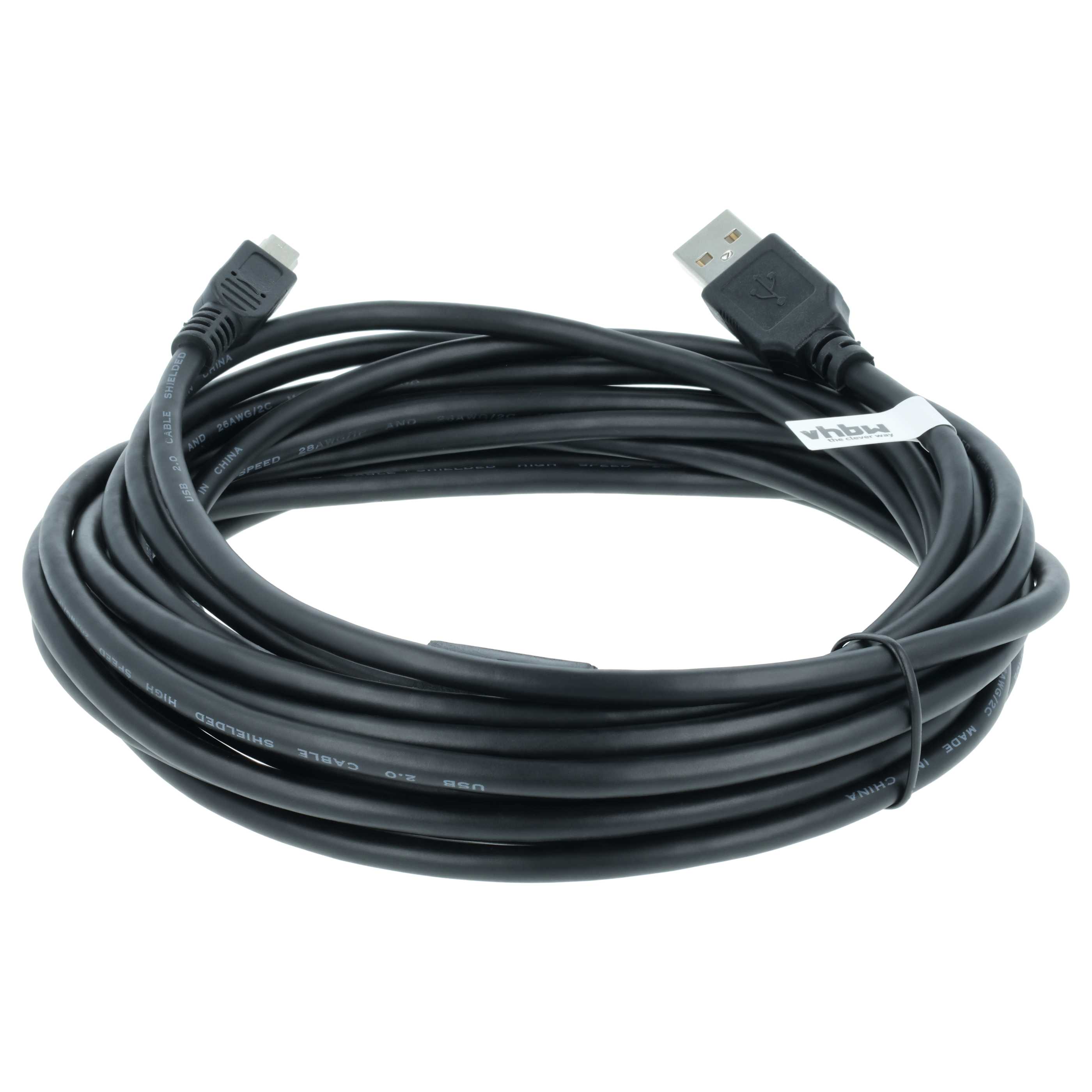 USB Data Cable replaces Panasonic EW12531, EW12381, EW12531, EW12381, K1HA05AD0005 for Camera - 500 cm