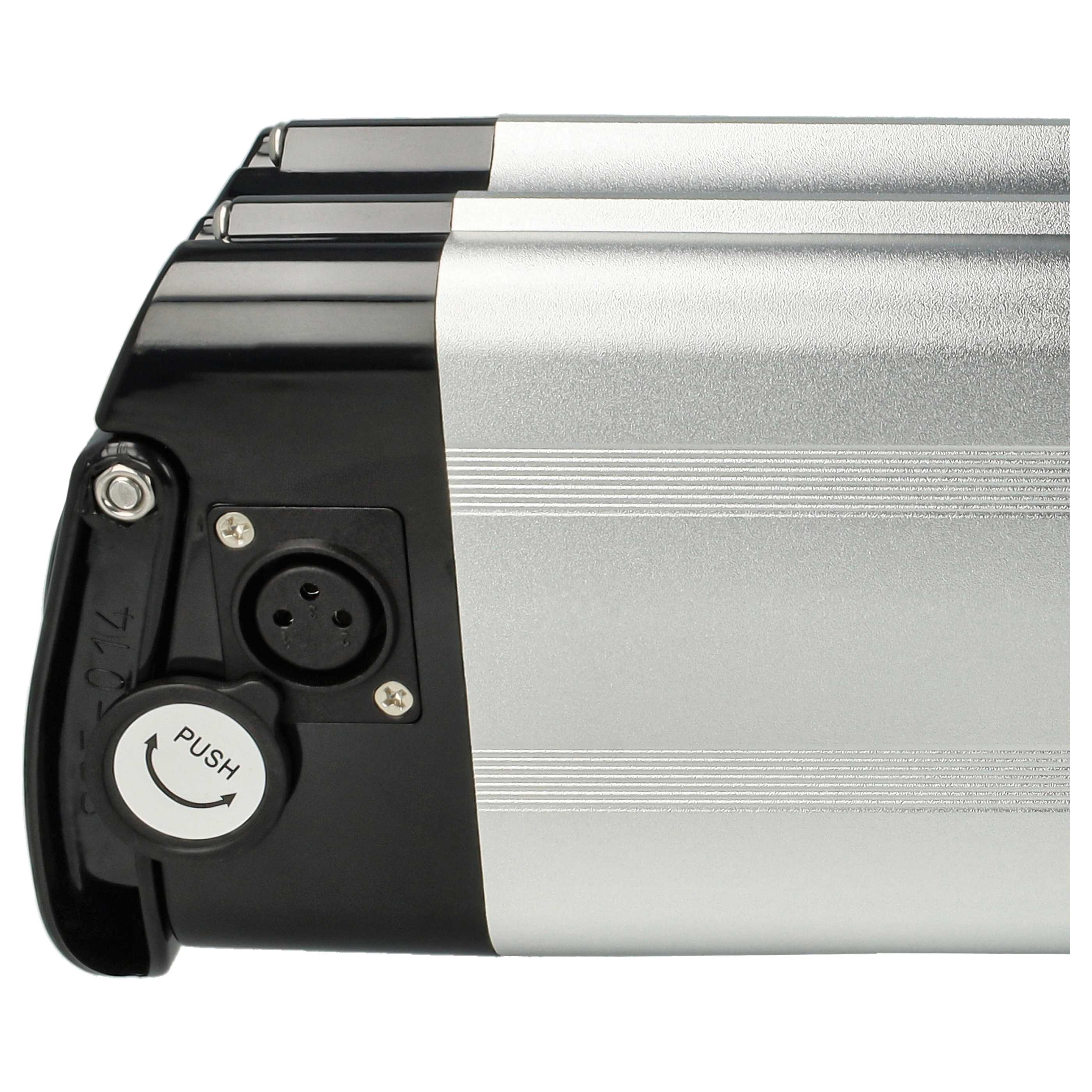 E-Bike Seat Tube Replacement Battery - 12 Ah 36 V Li-Ion incl. charger, incl. Charger