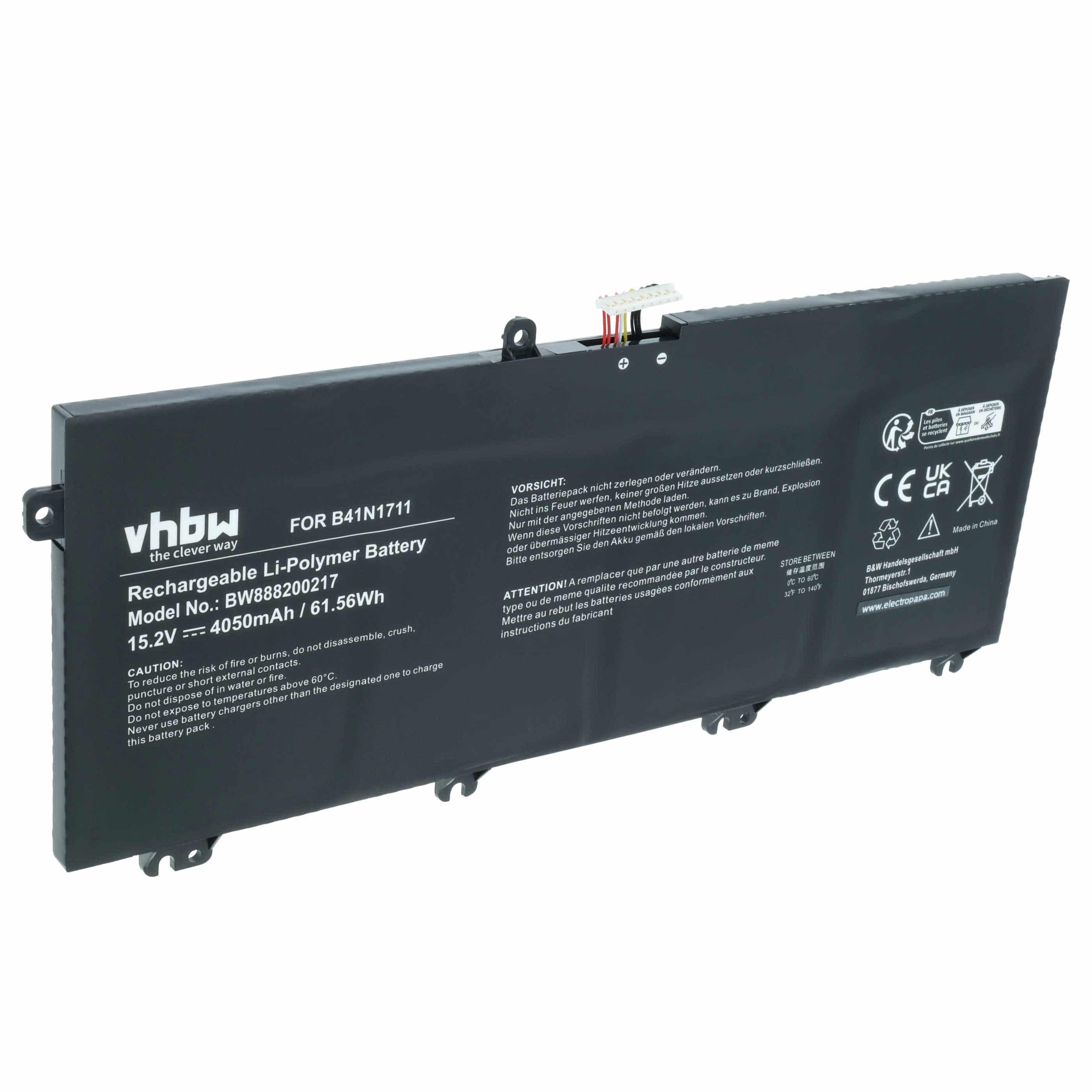 Akumulator do laptopa zamiennik Asus 0B200-02730100, B41N1711 - 4050 mAh 15,2 V LiPo