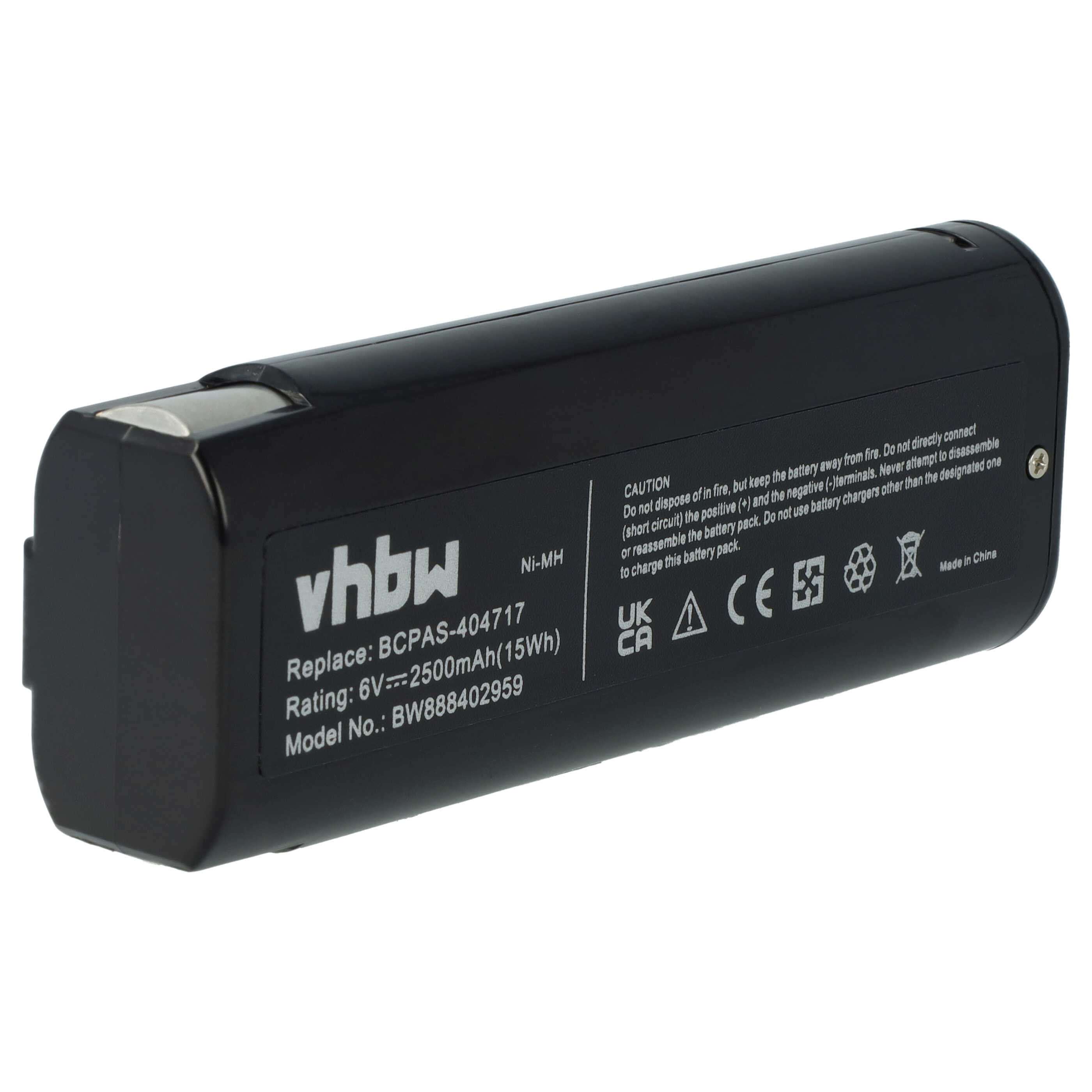 Akku 6V als Ersatz für Paslode 900421, 900600, 901000, 902000, 900400, 900420, 404400, 404717 - 2,5Ah, NiMH