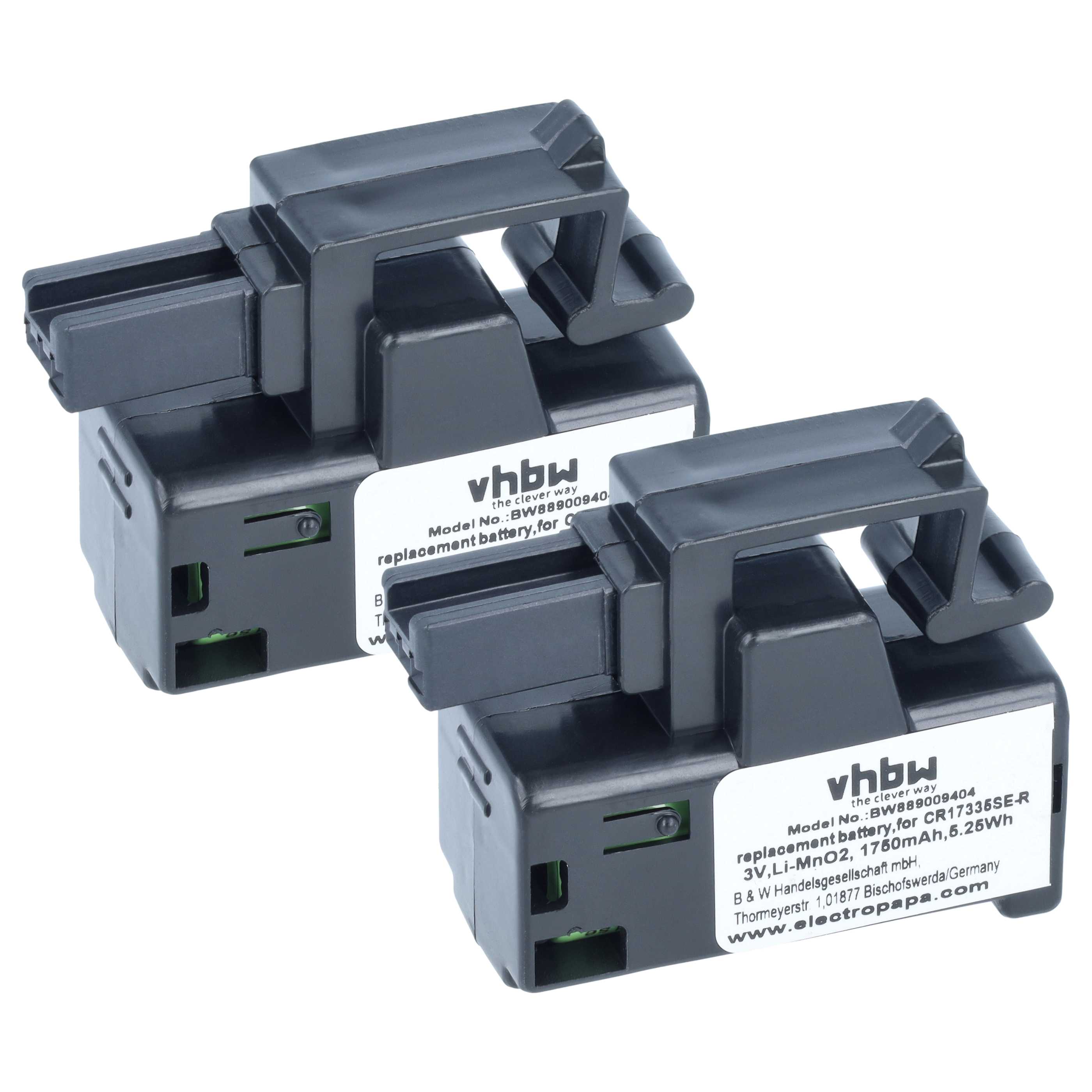 CNC System-BatterieAkku (2 Stück) als Ersatz für Fanuc A02B-0309-K102 für Fanuc - 1,75 Ah 3V Li-MnO2