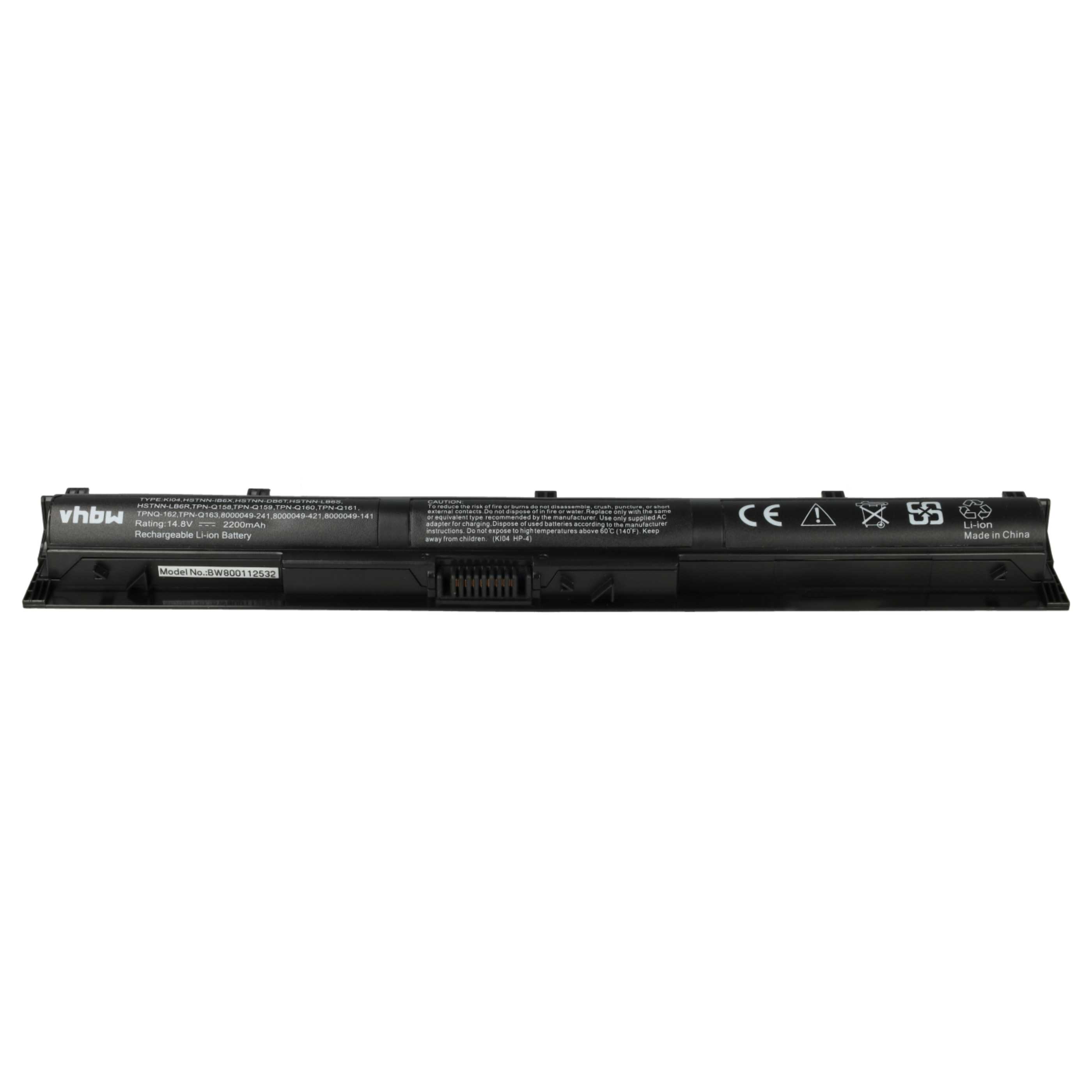 Akumulator do laptopa zamiennik HP 8000049-241, 8000049-421, 800009-141 - 2200 mAh 14,8 V Li-Ion, czarny