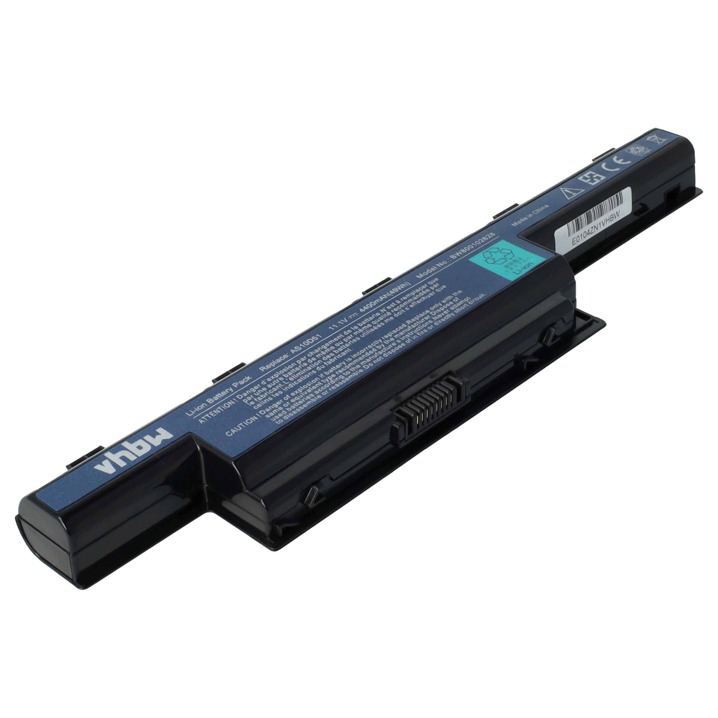 Batteria per notebook Acer Aspire 7741G, 7750G, V3-771G - 4400mAh 11,1V Li-Ion nero