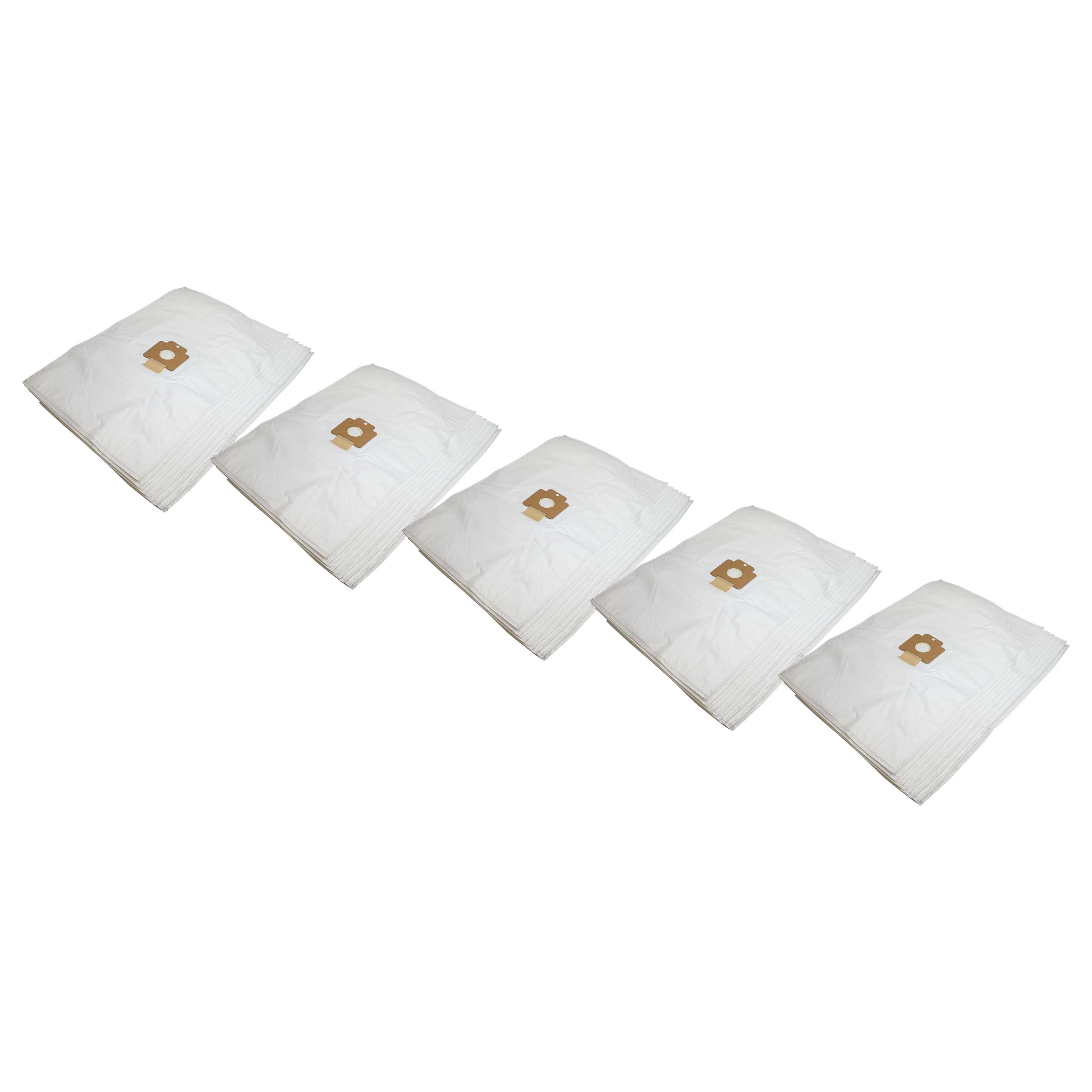 50x Sac remplace Nilfisk 107401157 pour aspirateur Nilfisk - microfibre non tissée