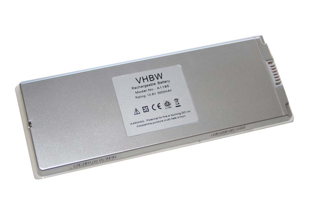 Akumulator do laptopa zamiennik Apple MA561J/A, MA561G/A, MA561FE/A, A1185 - 5000 mAh 10,8 V LiPo, biały