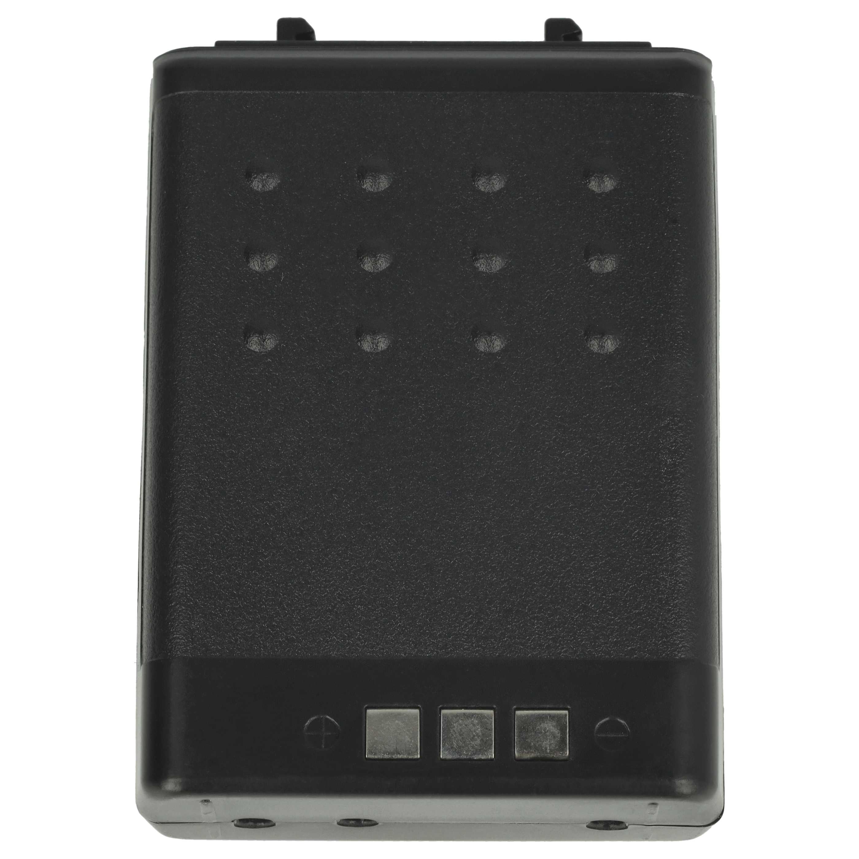 Radio 2x Battery replaces Icom BP-173, BP-180H, BP-180 - 1000 mAh 7.2 V NiMH