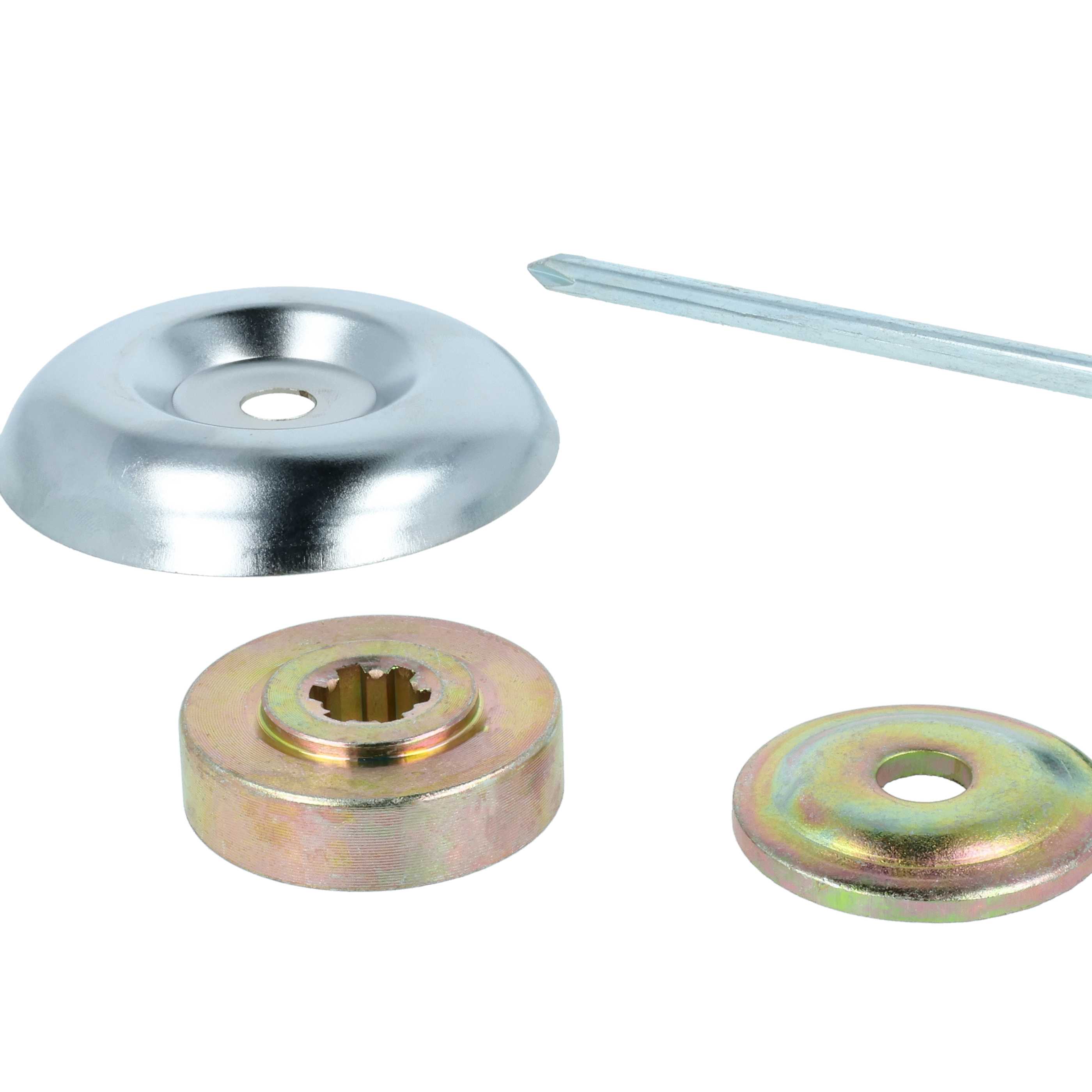 Cepillo malas hierbas metal para dispositivo de jardín Dolmar, Honda, Kawasaki, Makita - Con set de accesorios