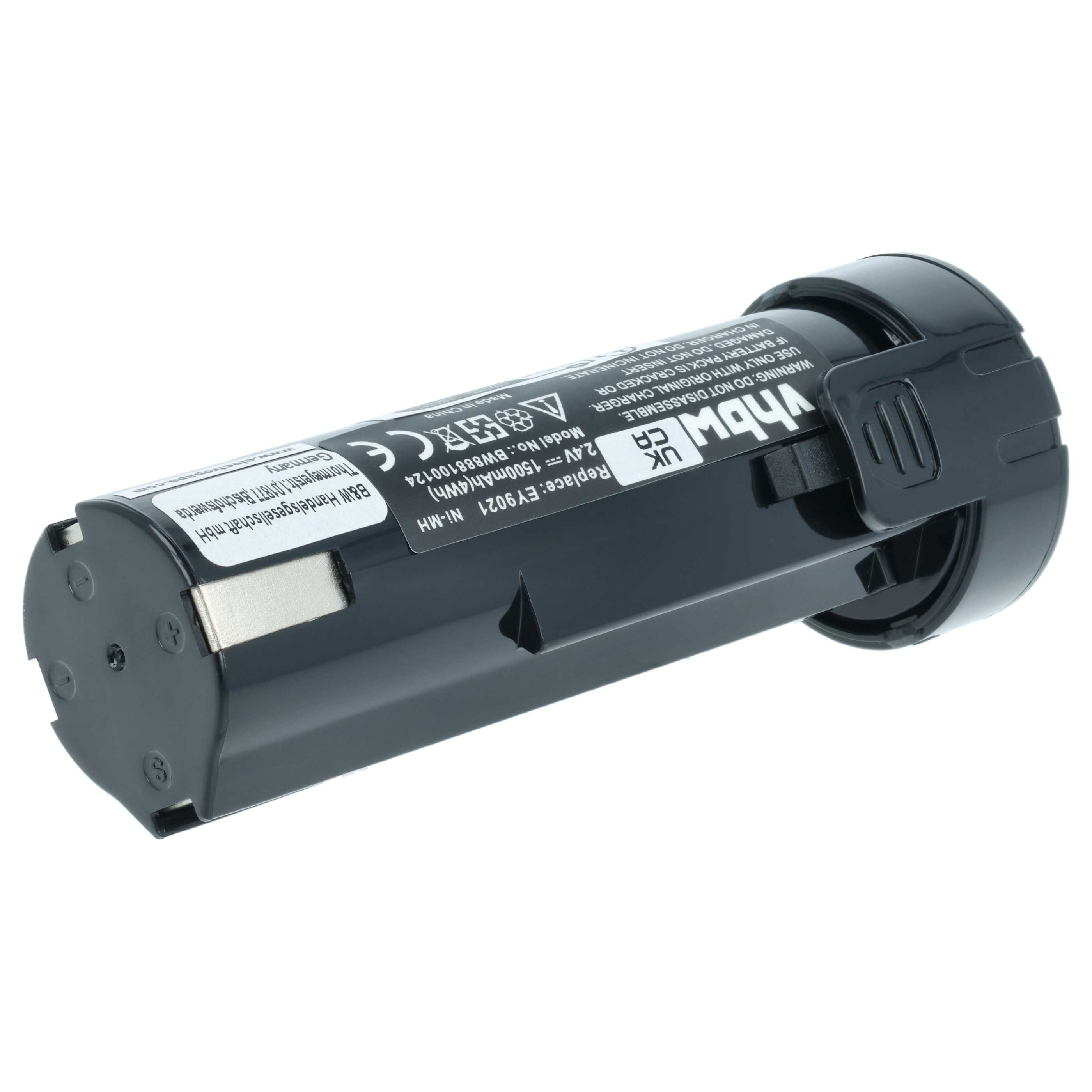 Battery replaces Panasonic 6546 6, 6538 1, 6545 6, 6540 1, 6539 6 Electric Power Tool - 1500 mAh, 2.4 V, NiMH