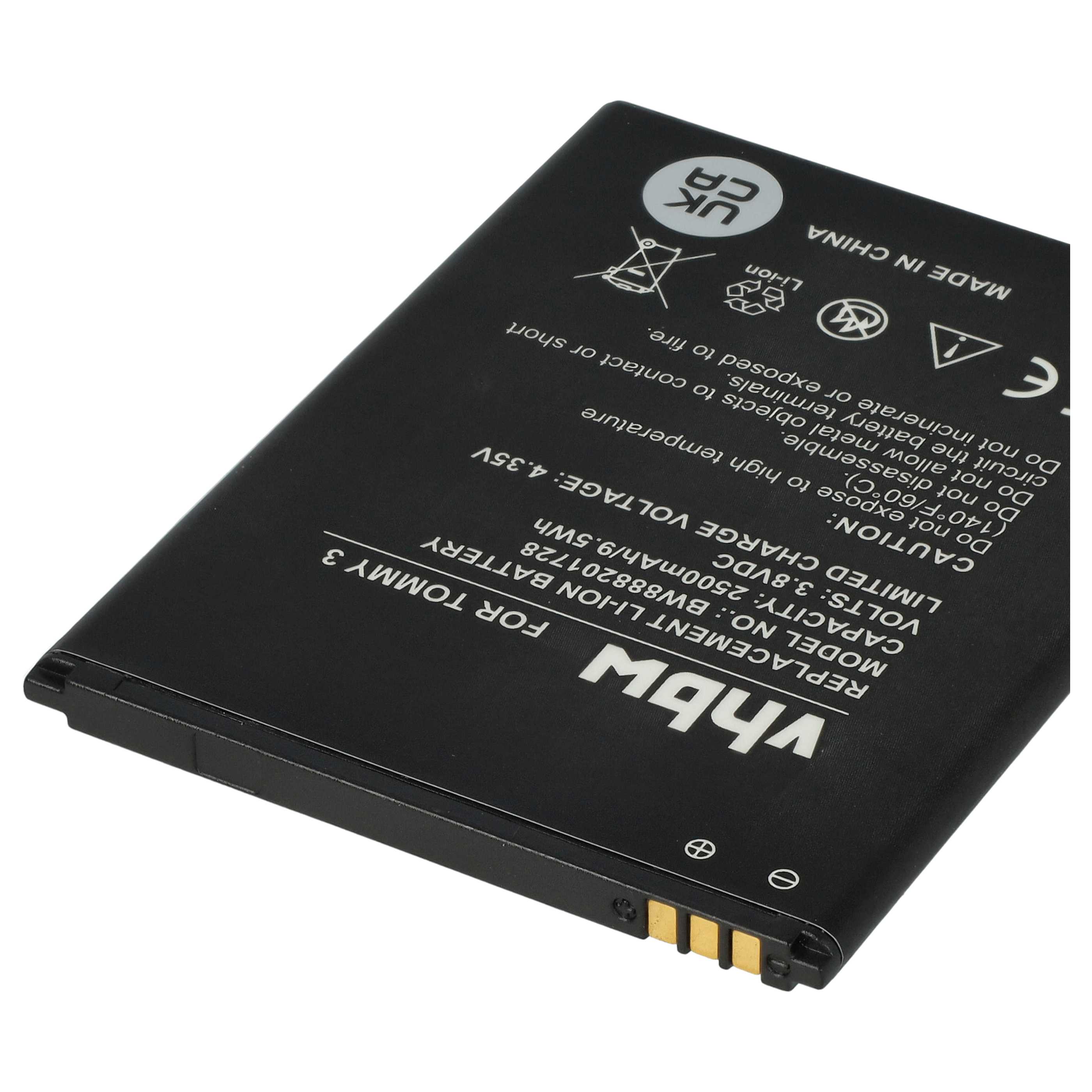 Akumulator do telefonu smartfona zamiennik Wiko 2610 - 2500 mAh 3,8 V Li-Ion