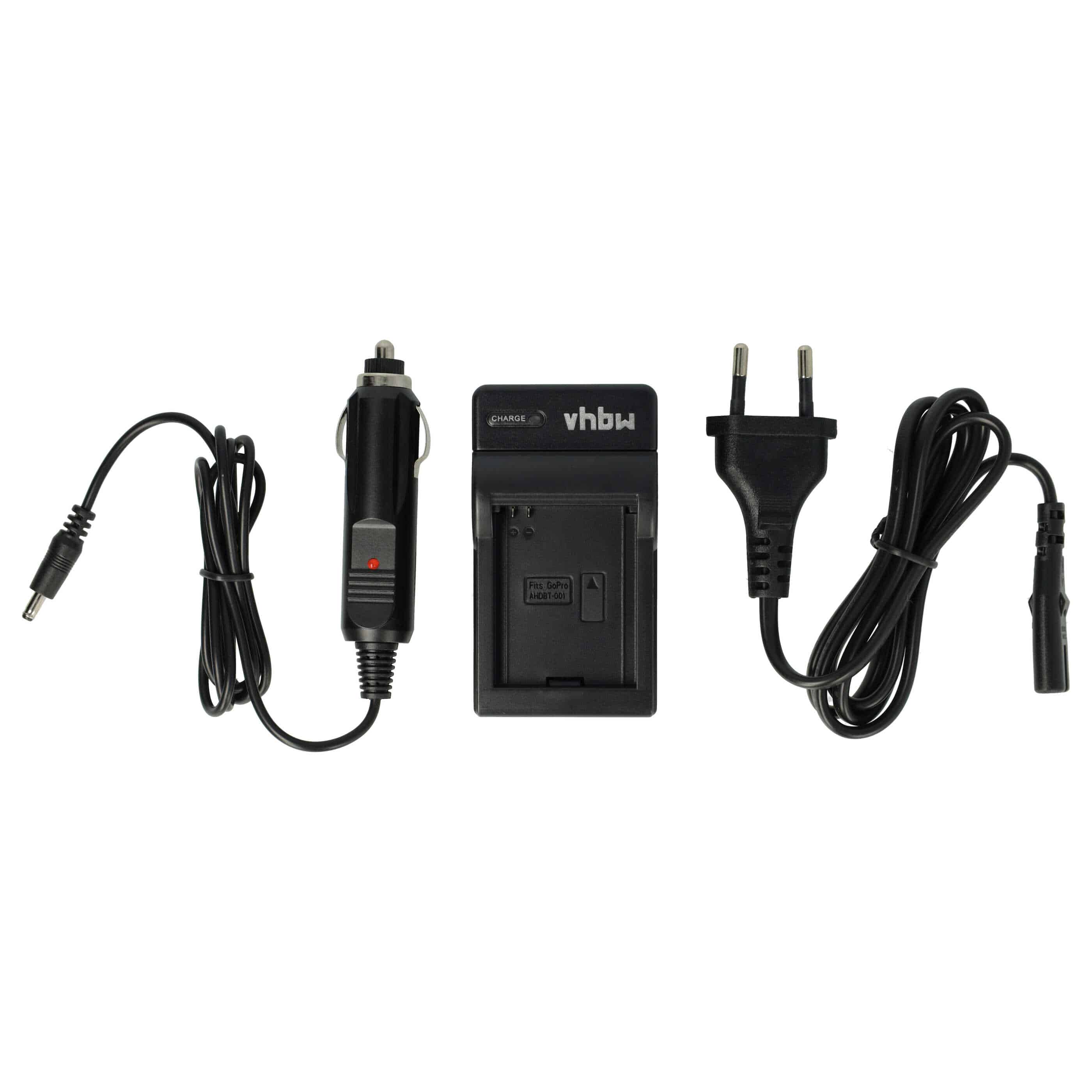 Battery Charger suitable for GoPro ABPAK-001AHDBT-002 Camera etc. - 0.6 A, 4.2 V