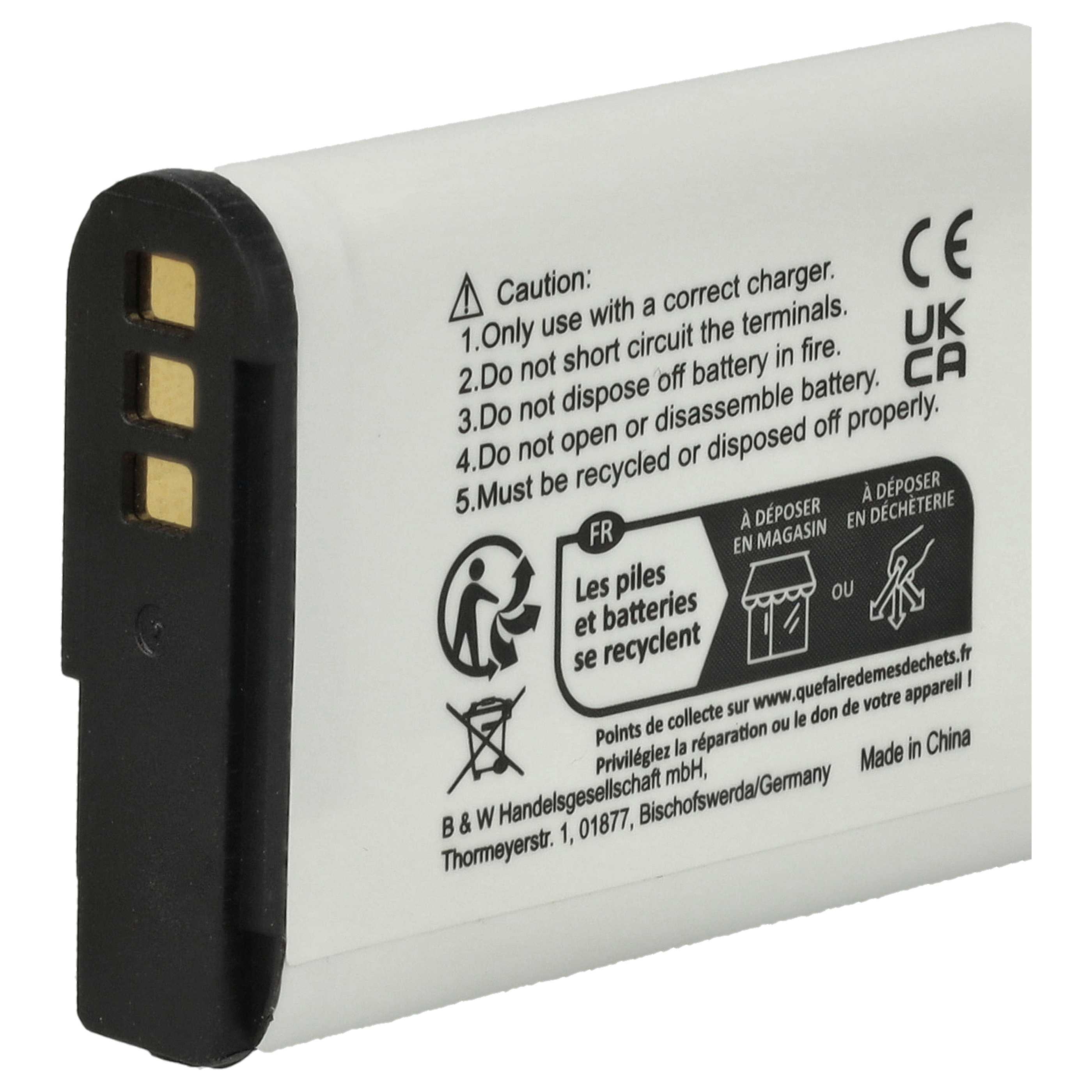 Batteria sostituisce Nikon EN-EL23 per fotocamera - 1400mAh 3,8V Li-Ion