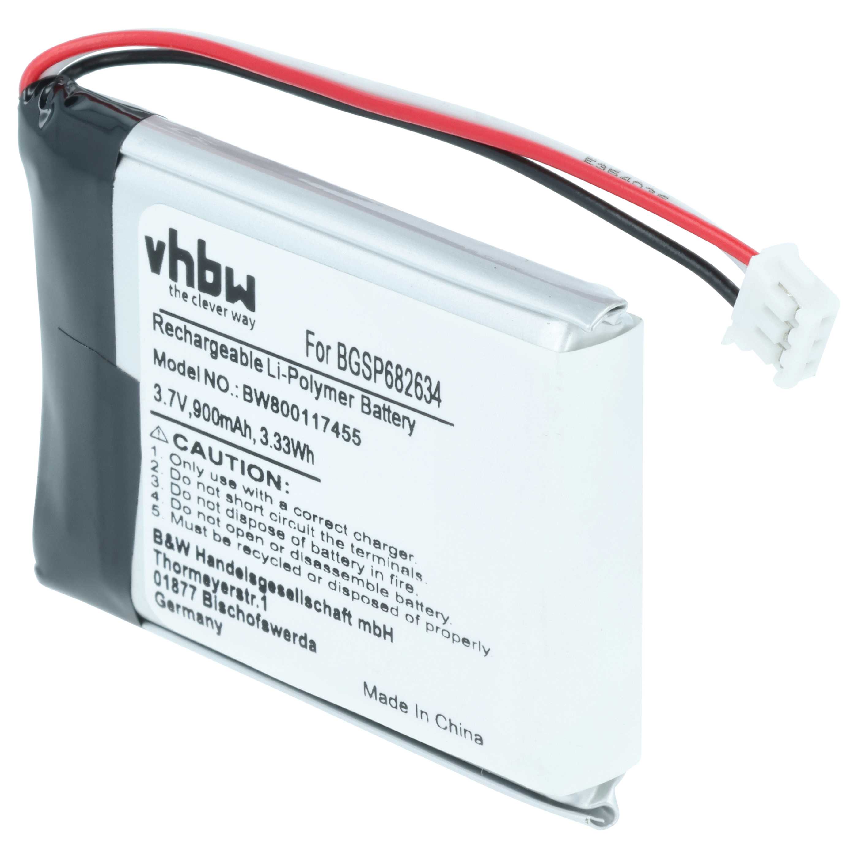 Akumulator do głośnika zamiennik JBL GSP682634 - LiPo 900mAh