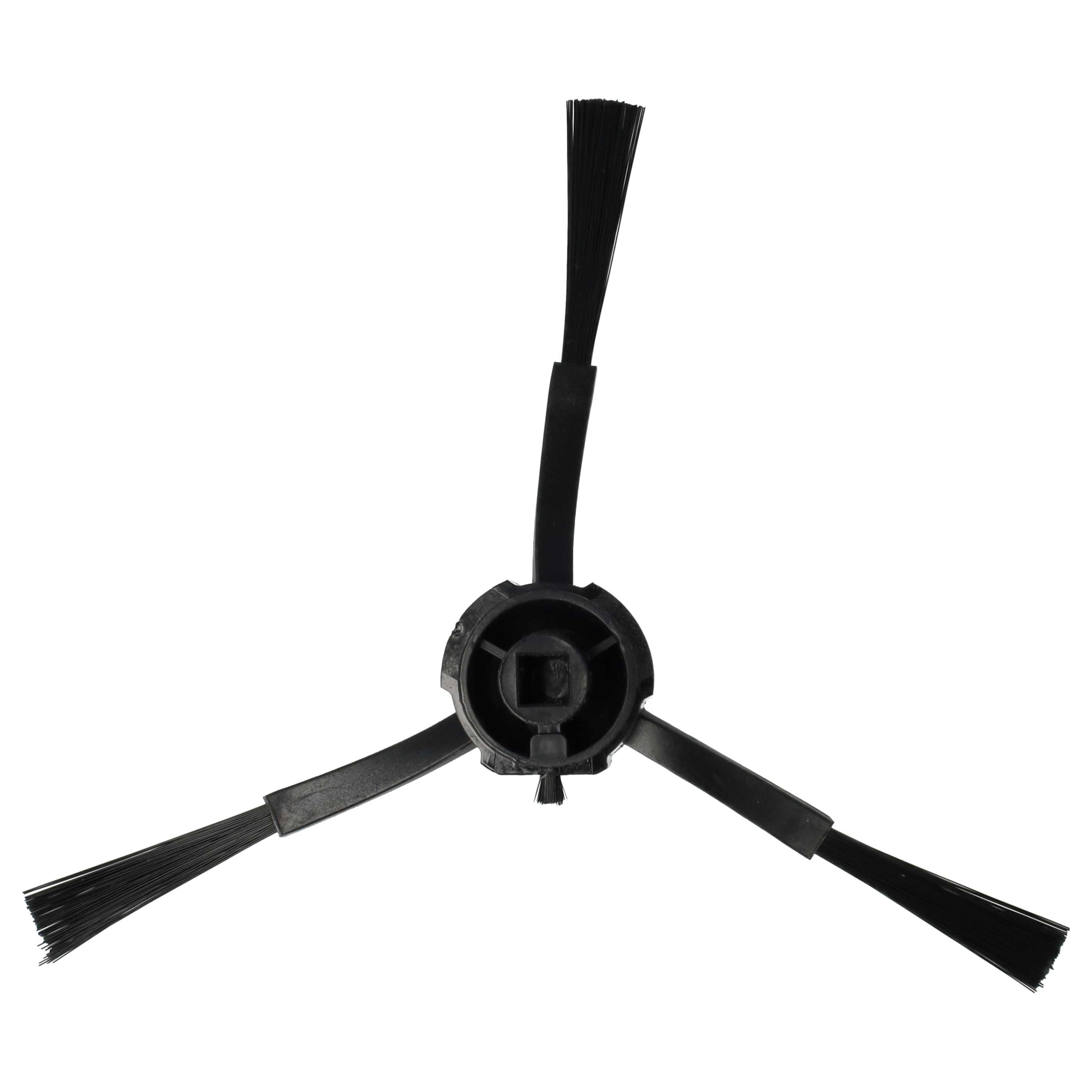 2x Spazzola laterale a 3 bracci per robot aspirapolvere Dreame, Xiaomi, Mova L10s Pro - nero