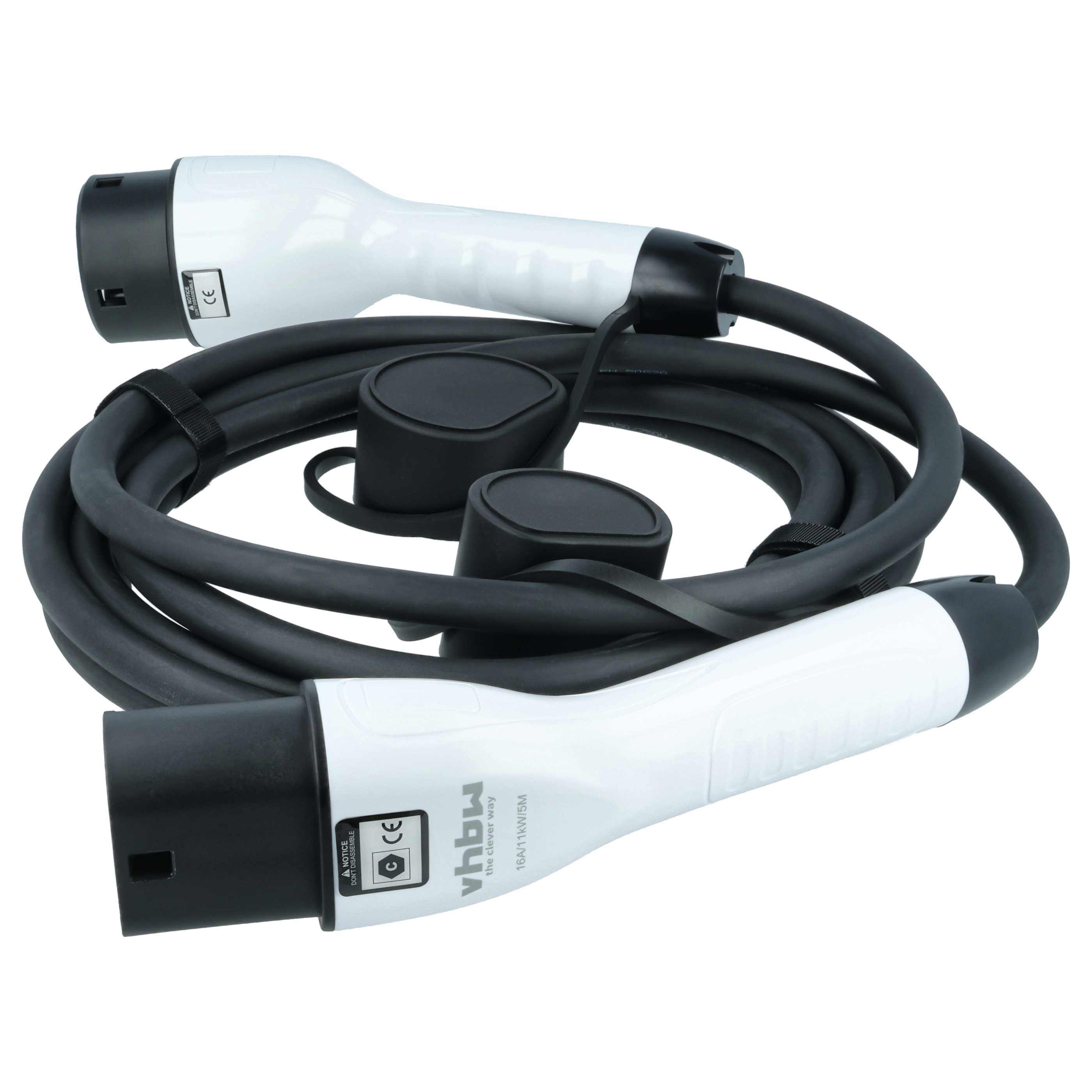 Charging Cable - Type 2 to Type 2 Cable, 3-phase, 16 A, 11 kW, 5 m