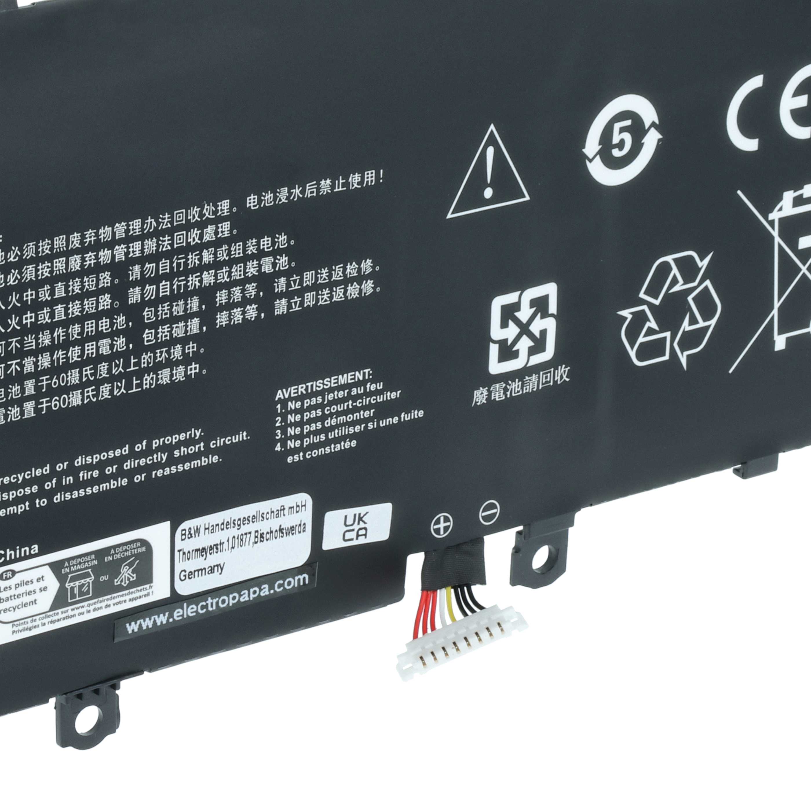 Batteria sostituisce Asus C31N1811, 0B200-03080000 per notebook - 4250mAh 11,55V Li-Poly