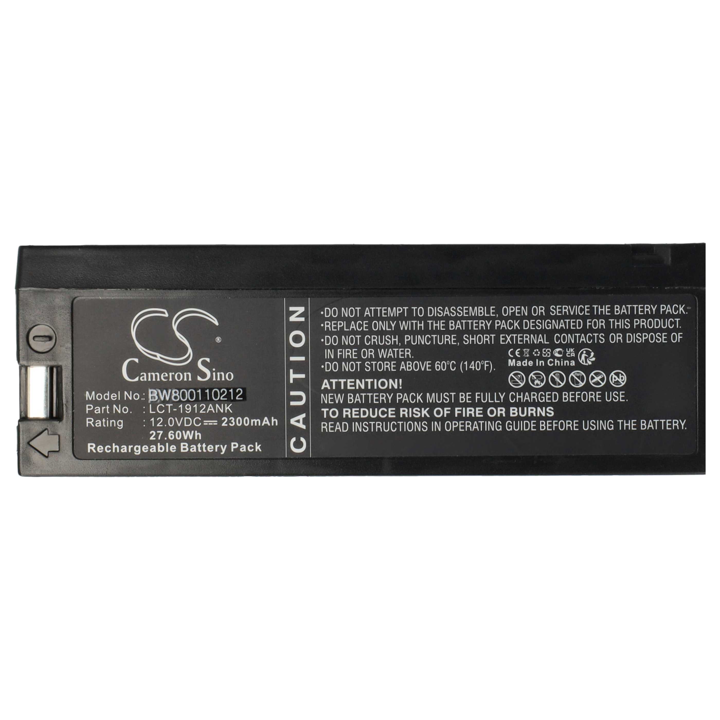 Akku als Ersatz für BLAUPUNKT CR-2000S für Philips - 2300mAh 12V AGM