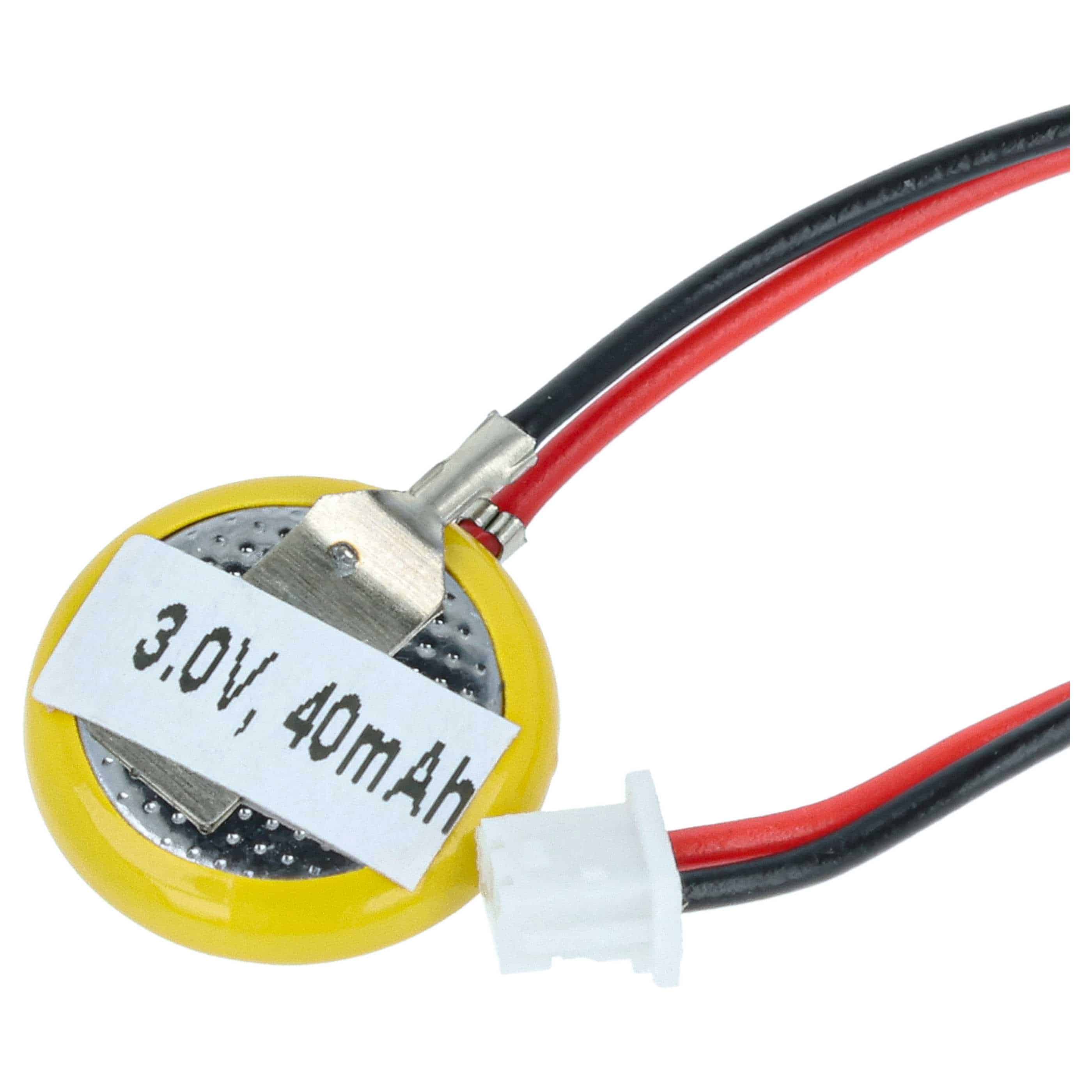 Computer BIOS Battery Replacement for 1207, 0108 - 40 mAh 3 V Li-Ion