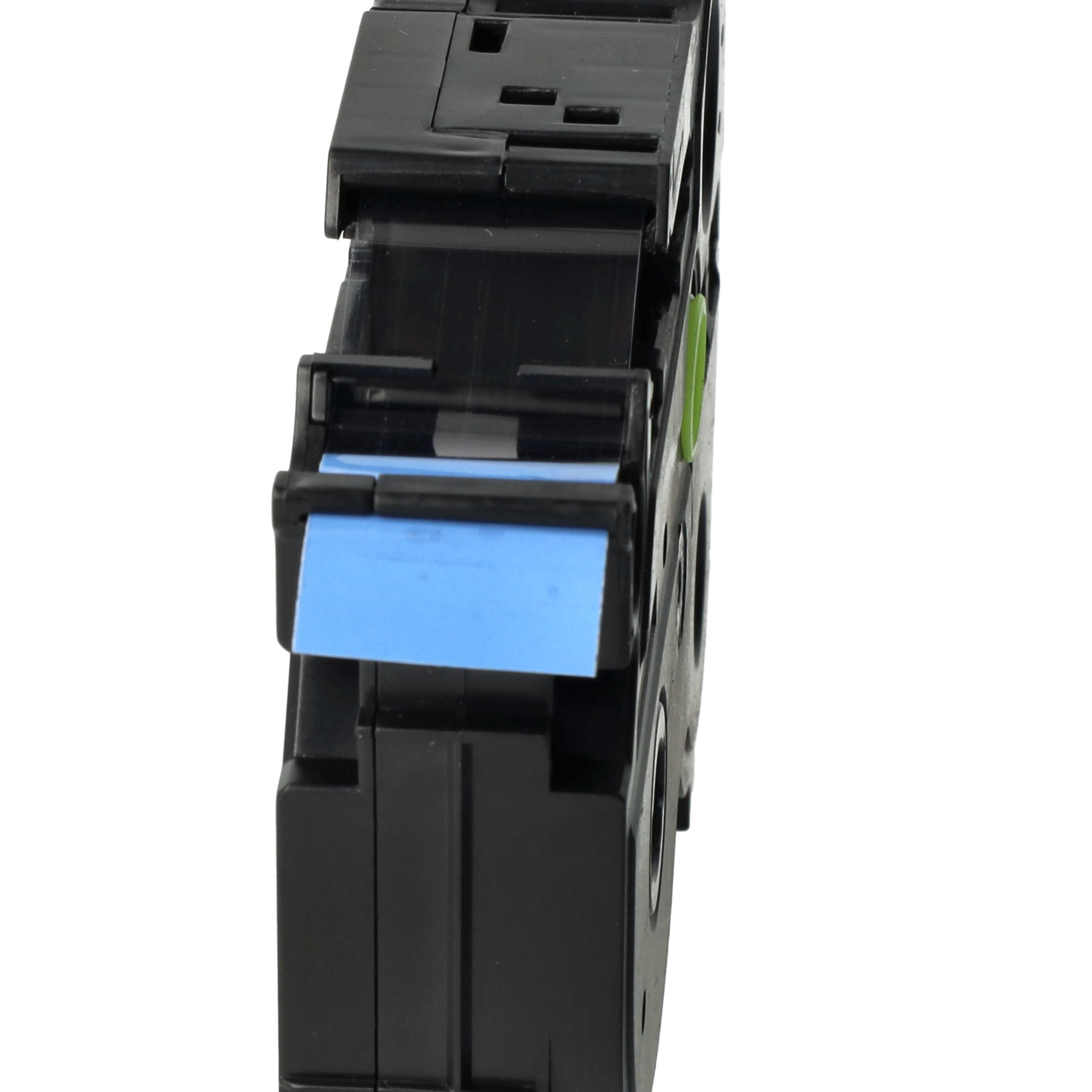 Label Tape replaces Brother TZE-S541 - 18 mm Black to Blue, Extra Stark