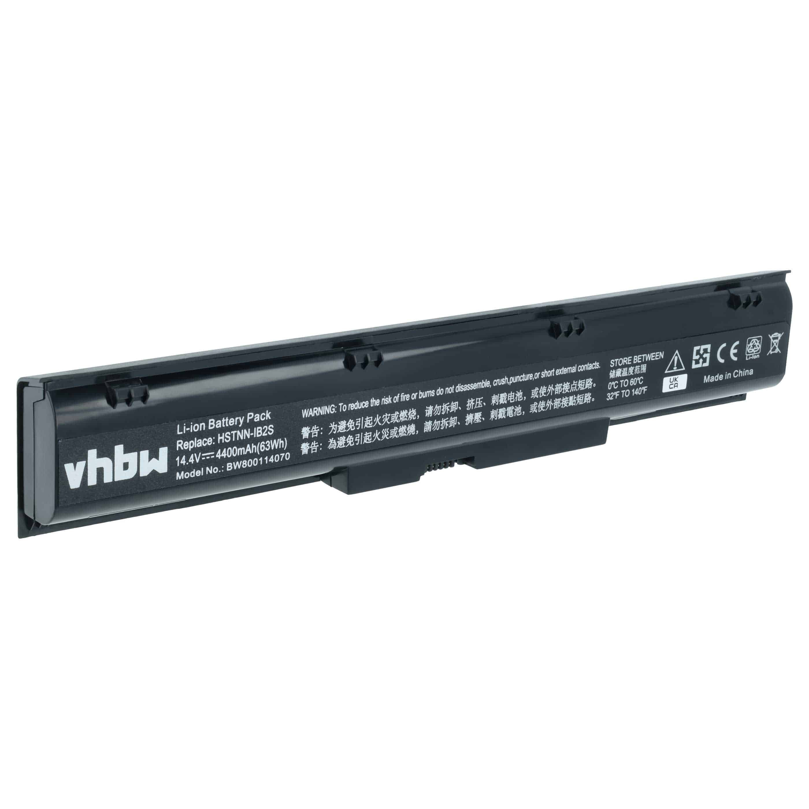 Akumulator do laptopa zamiennik HP 633734-421, 633734-151, 633734-141 - 4400 mAh 14,4 V Li-Ion, czarny